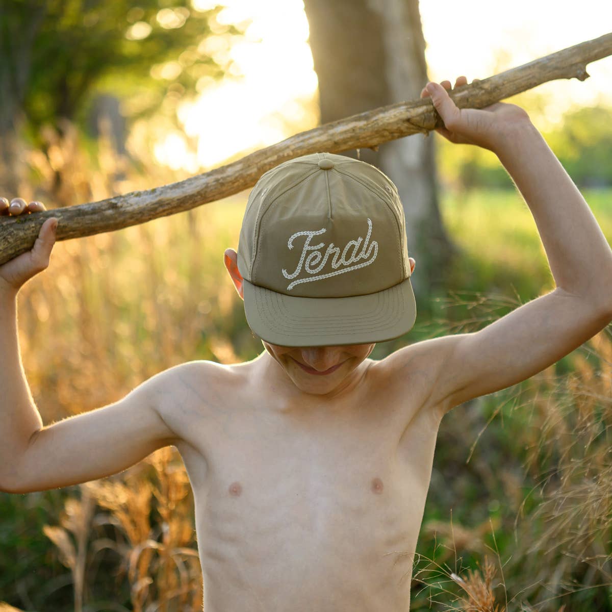 River Road Clothing Company - Feral Snapback Hat (Youth)
