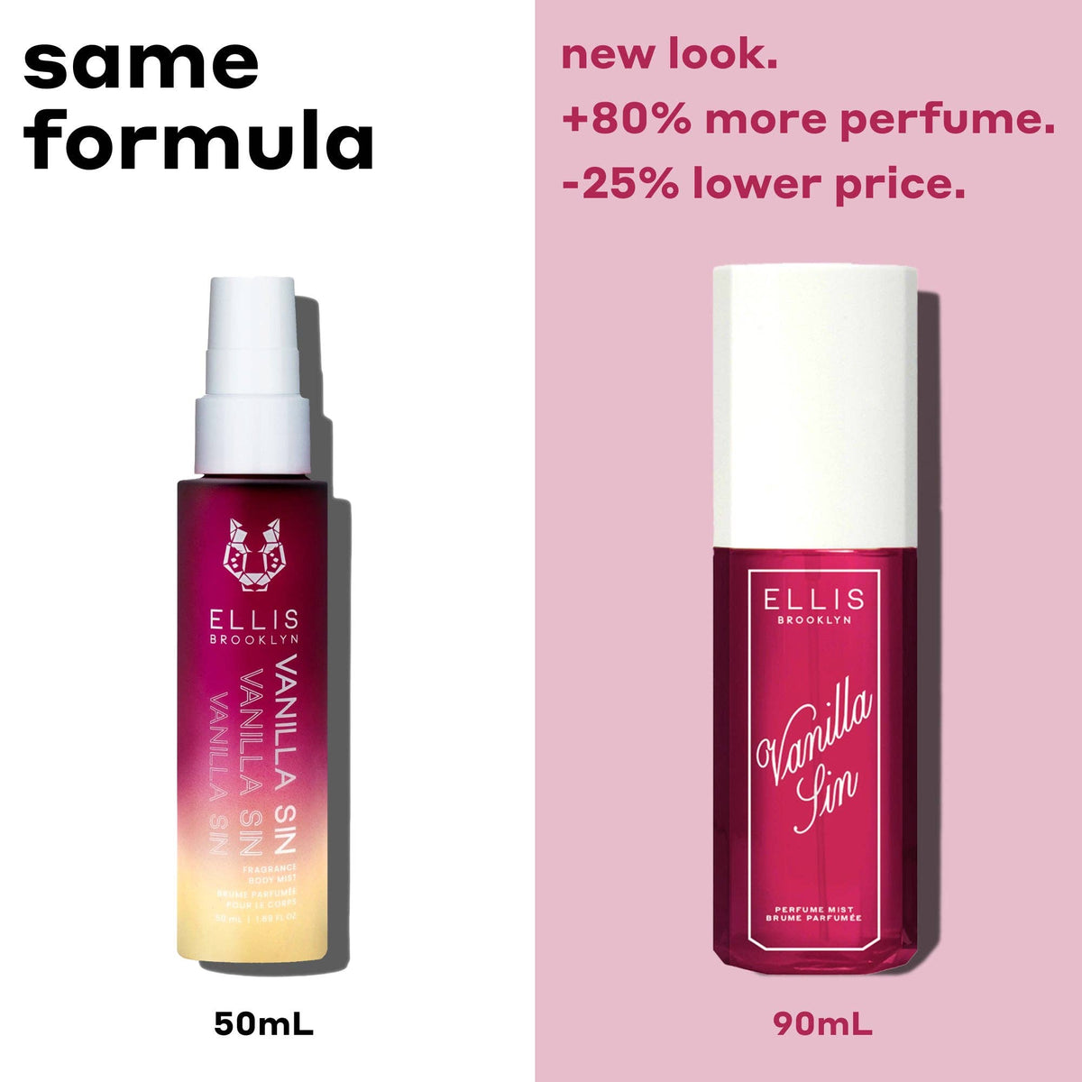 Ellis Brooklyn - VANILLA SIN Perfume Mist 90ml