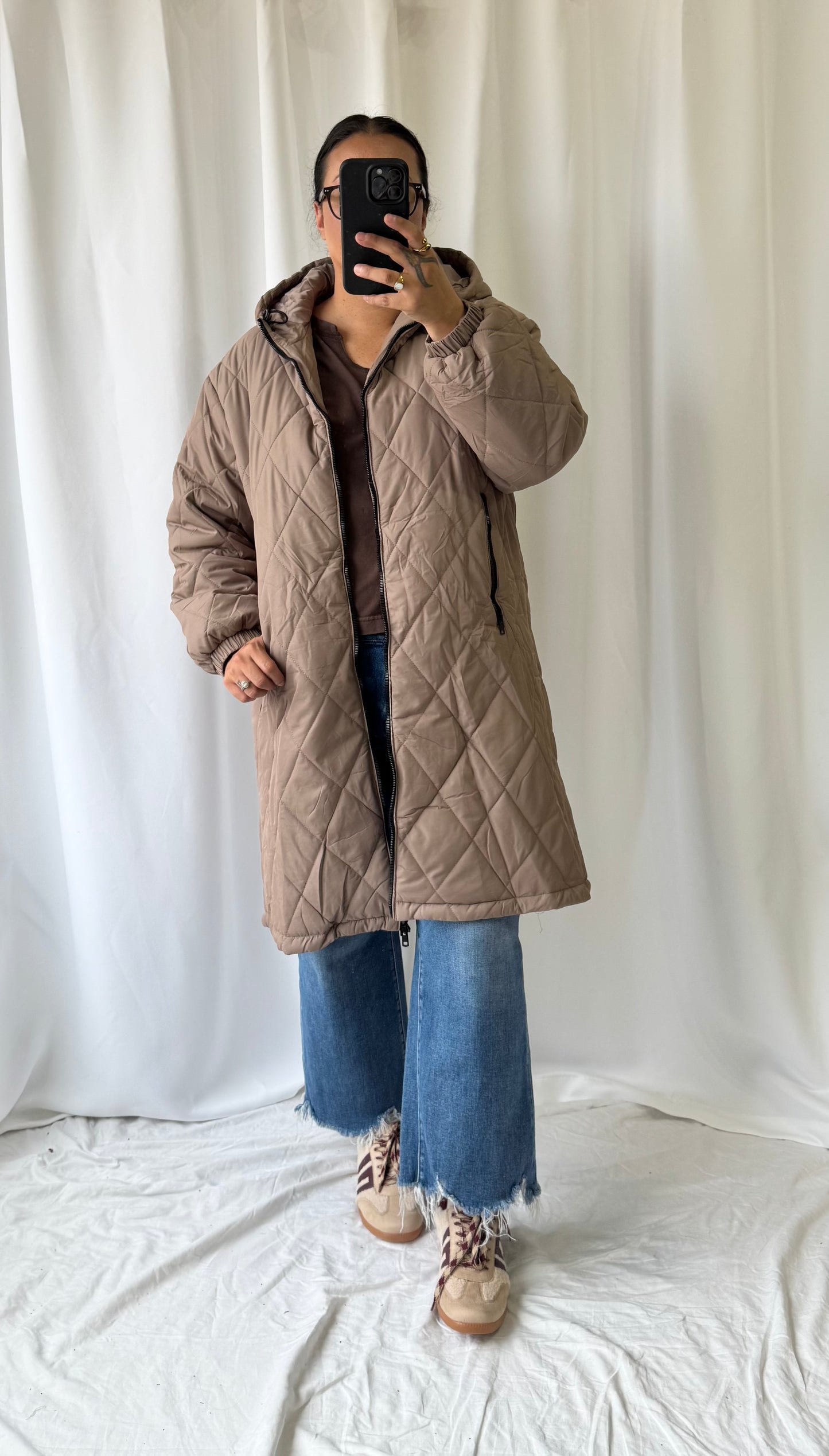 Bluivy - LONGLINE QUILTED PUFFER JACKET