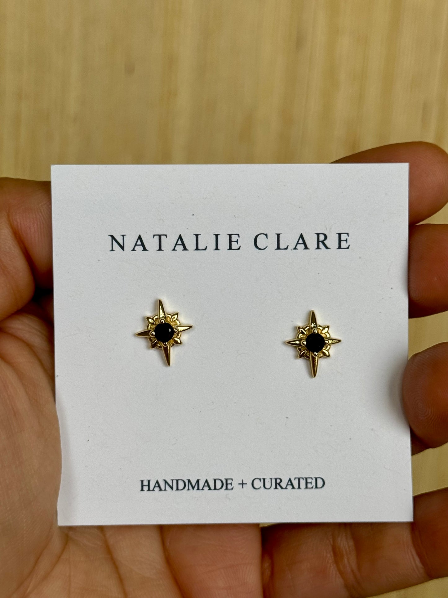 Natalie Clare Collections - Compass Star Stud Earrings