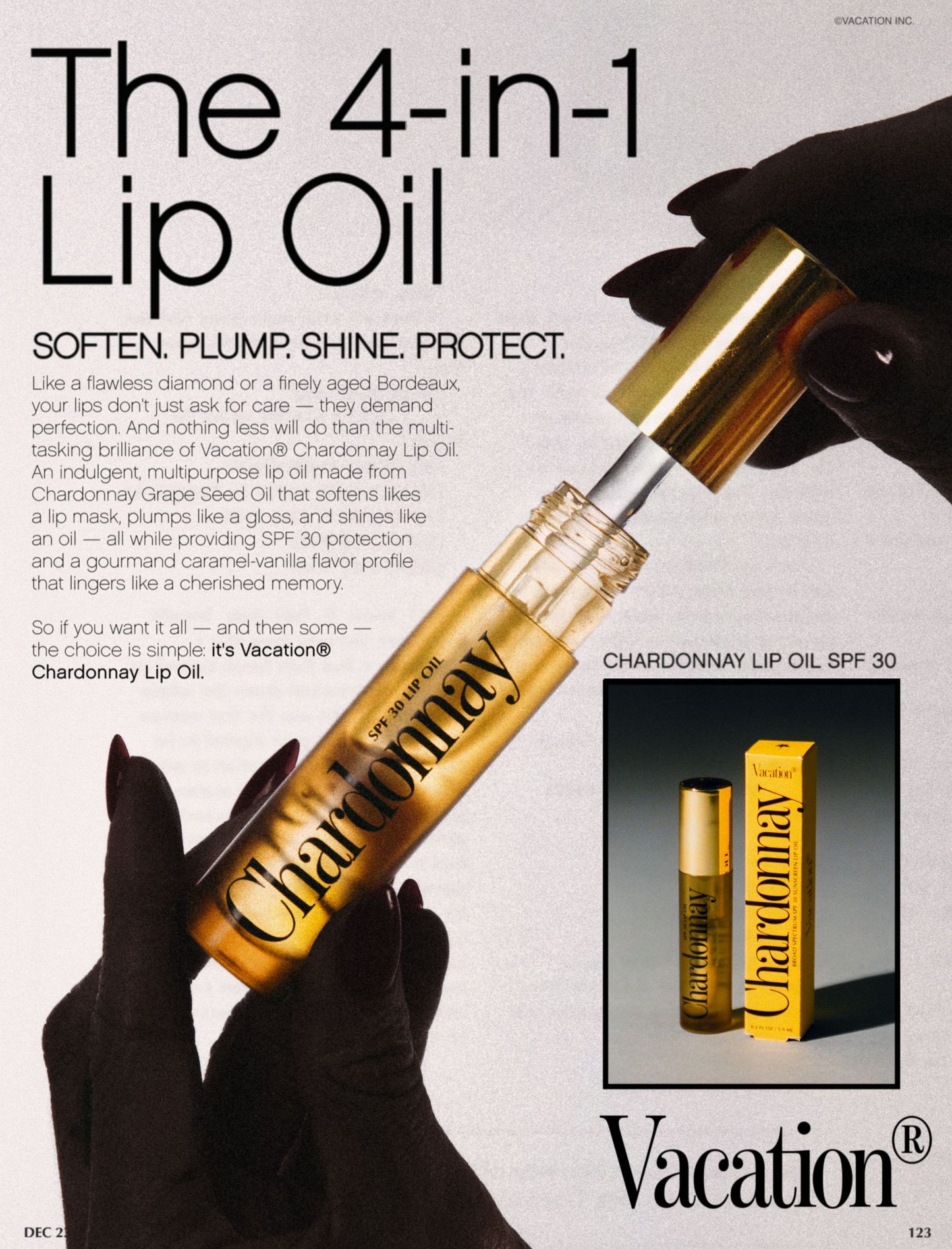Vacation Chardonnay Lip Oil SPF 30