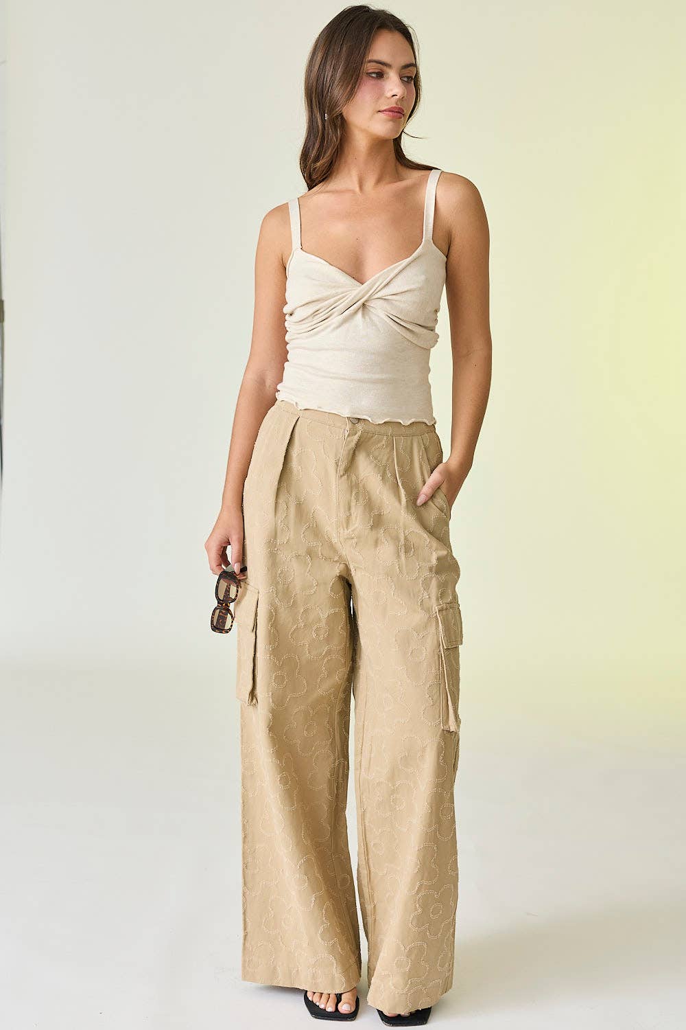 Papermoon - Kimberly Front Twist Knit Cami