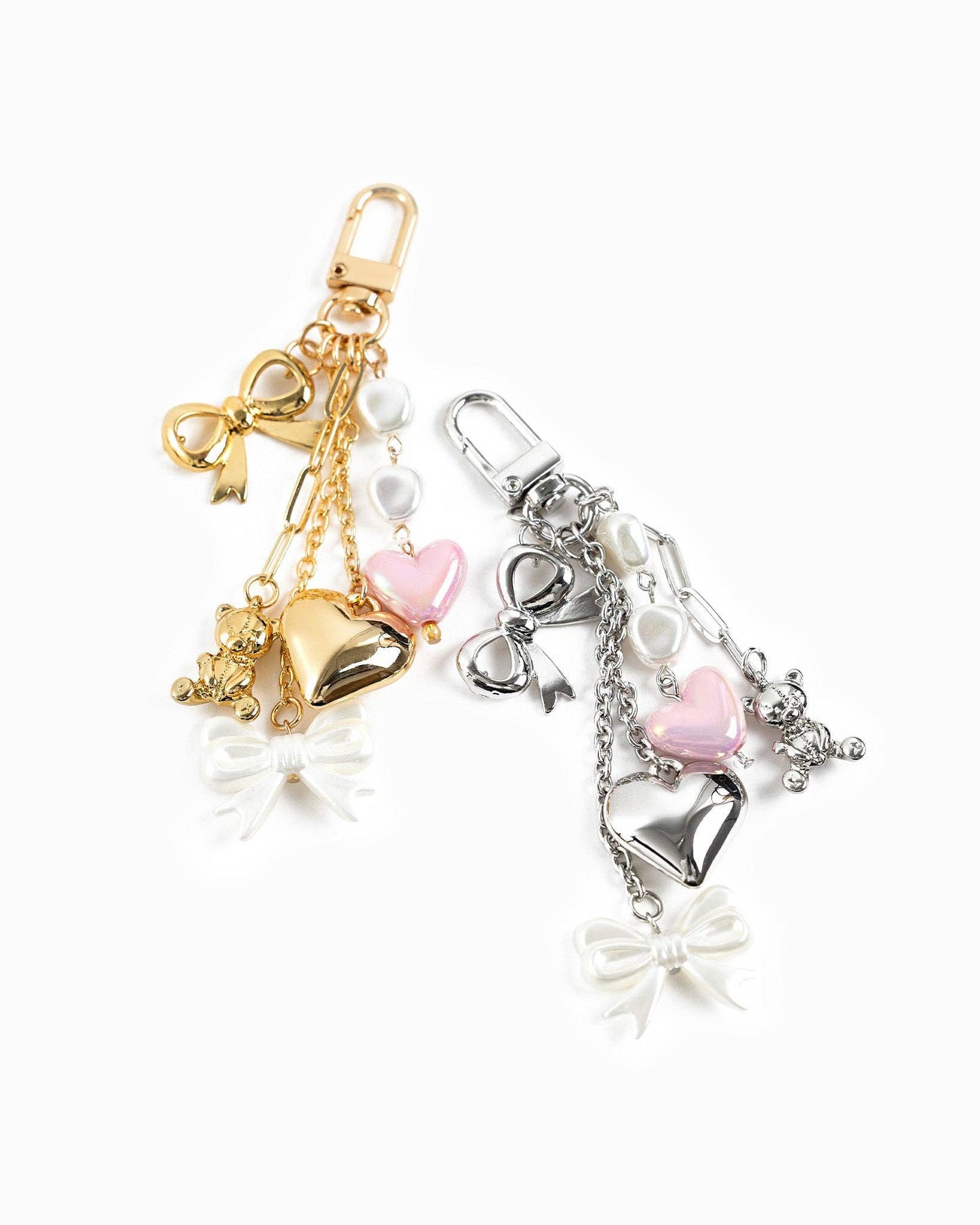 Sessori - Multi Line Puff Heart Bear Bag Charm