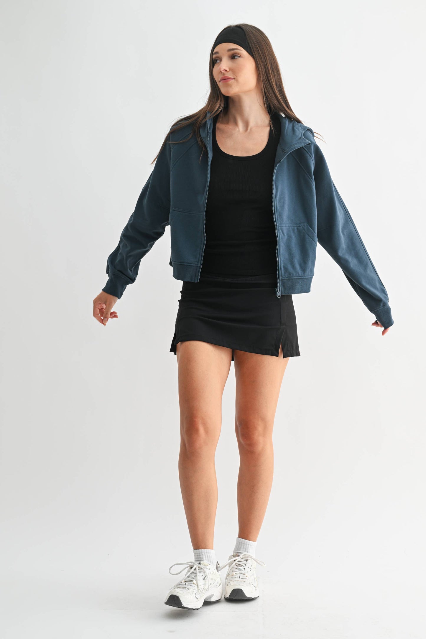 Mono B - SoftStructure Zip-Up Fleece Hoodie