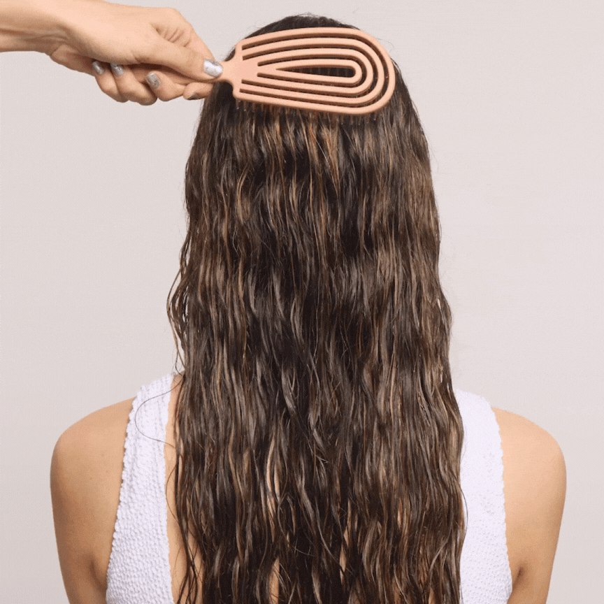 KITSCH - Detangling Flexi Brush - Terracotta