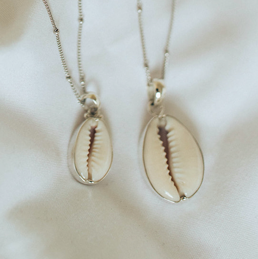 The Salty Gem - Cowrie Shell Necklace (Handmade)