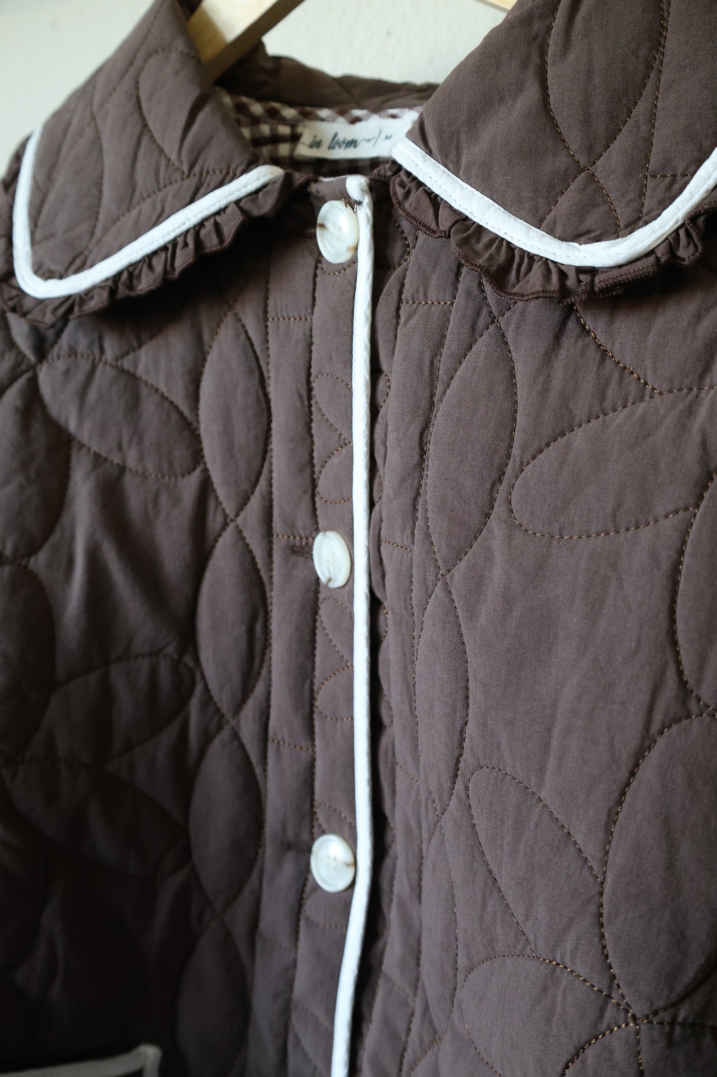 In Loom - FLORAL QUILTED COLLARED JACKET