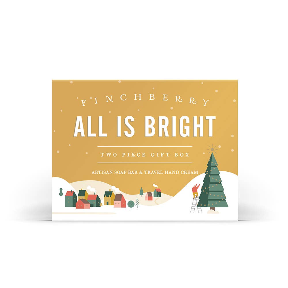FinchBerry - All is Bright 2 Pc Soothing Bath & Body Holiday Gift Set