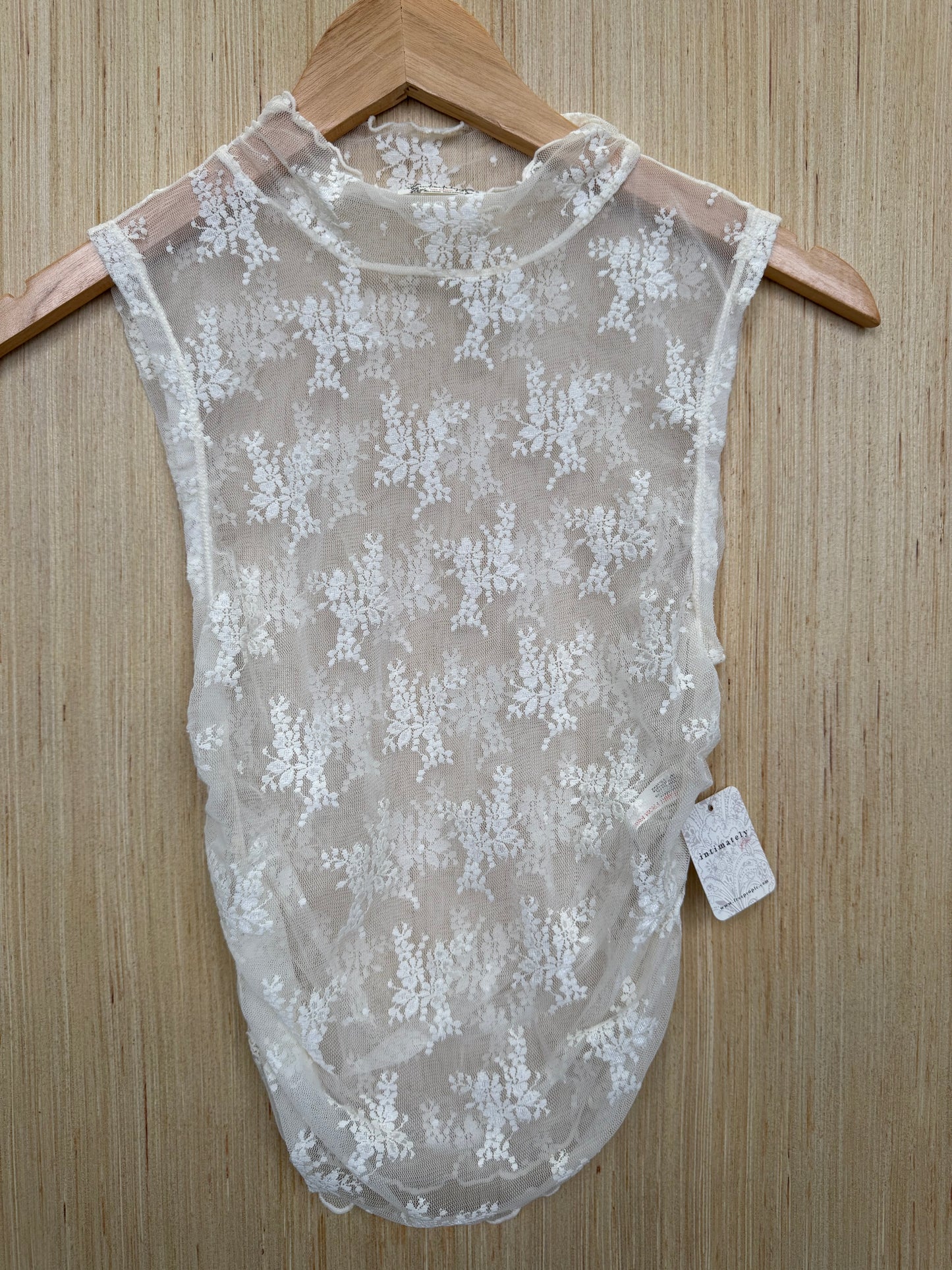 Free People Nice Try lace muscle tank