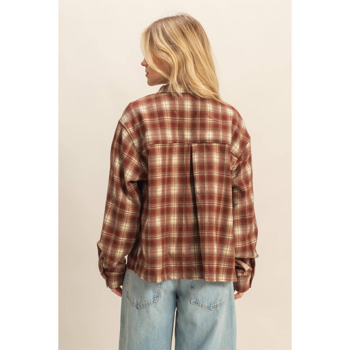 HYFVE - Classic Checkered Button-Up Shirt With Comfort Fit