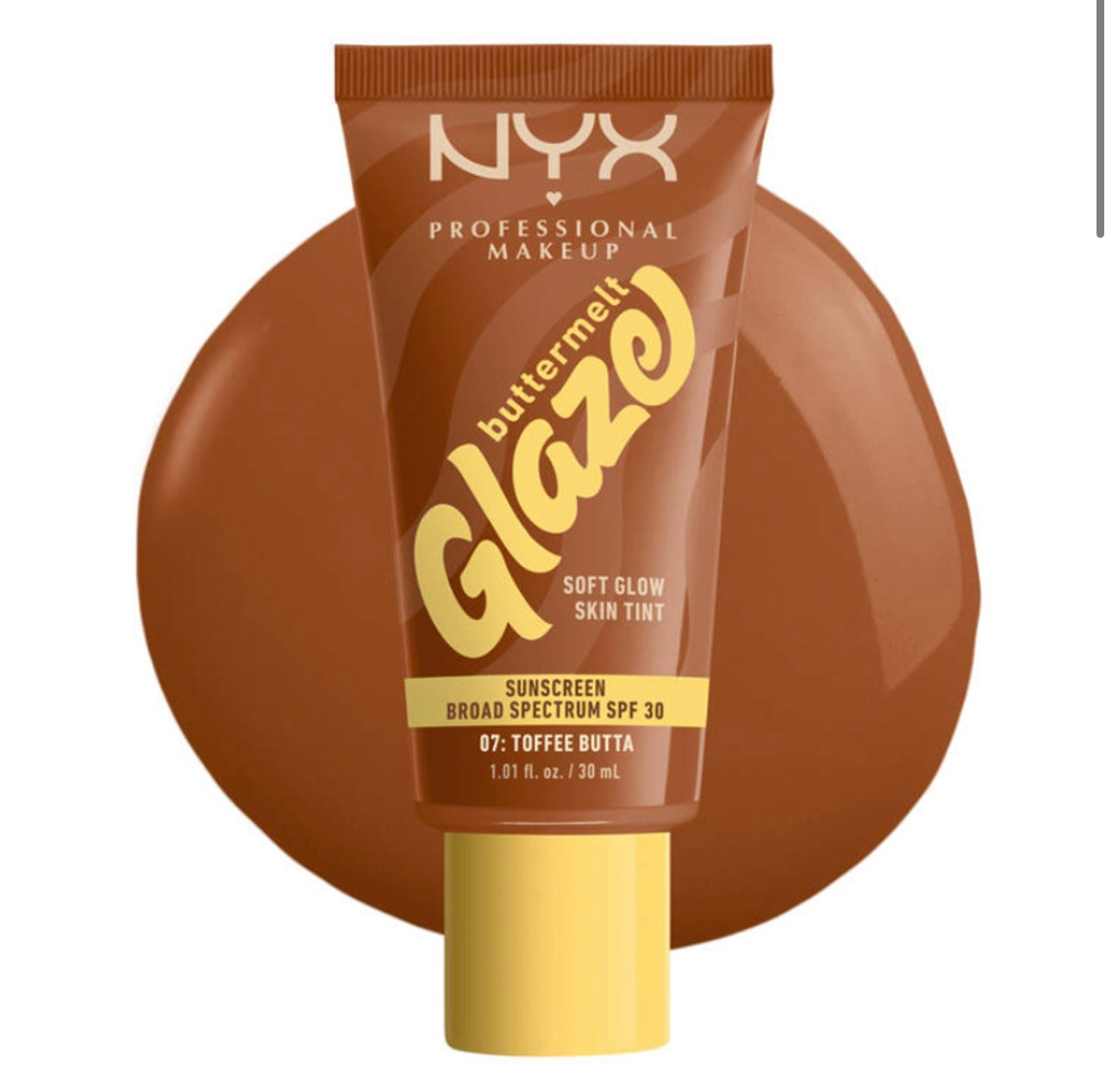 NYX Buttermelt Glaze soft glow skin tint SPF 30
