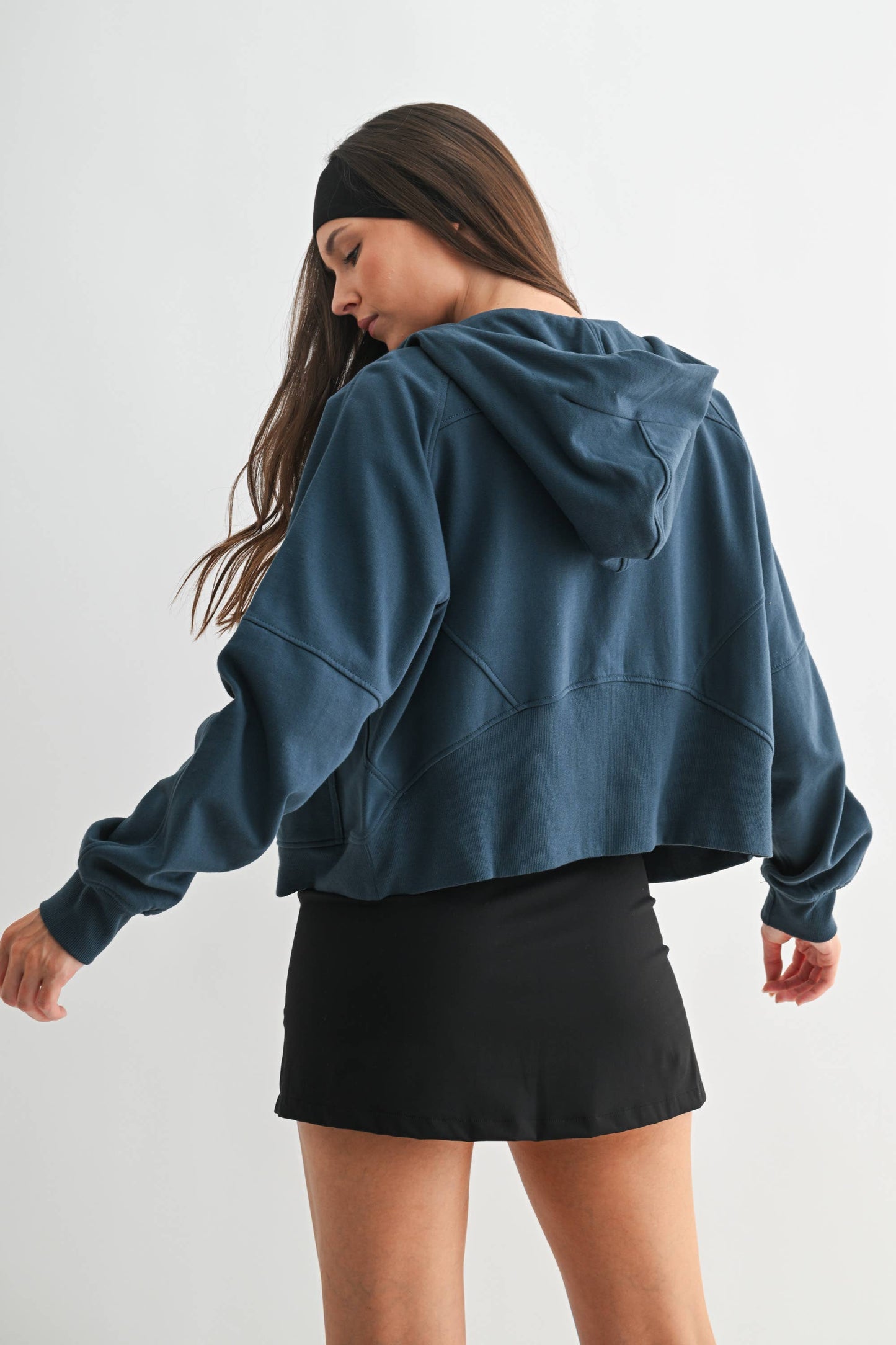 Mono B - SoftStructure Zip-Up Fleece Hoodie