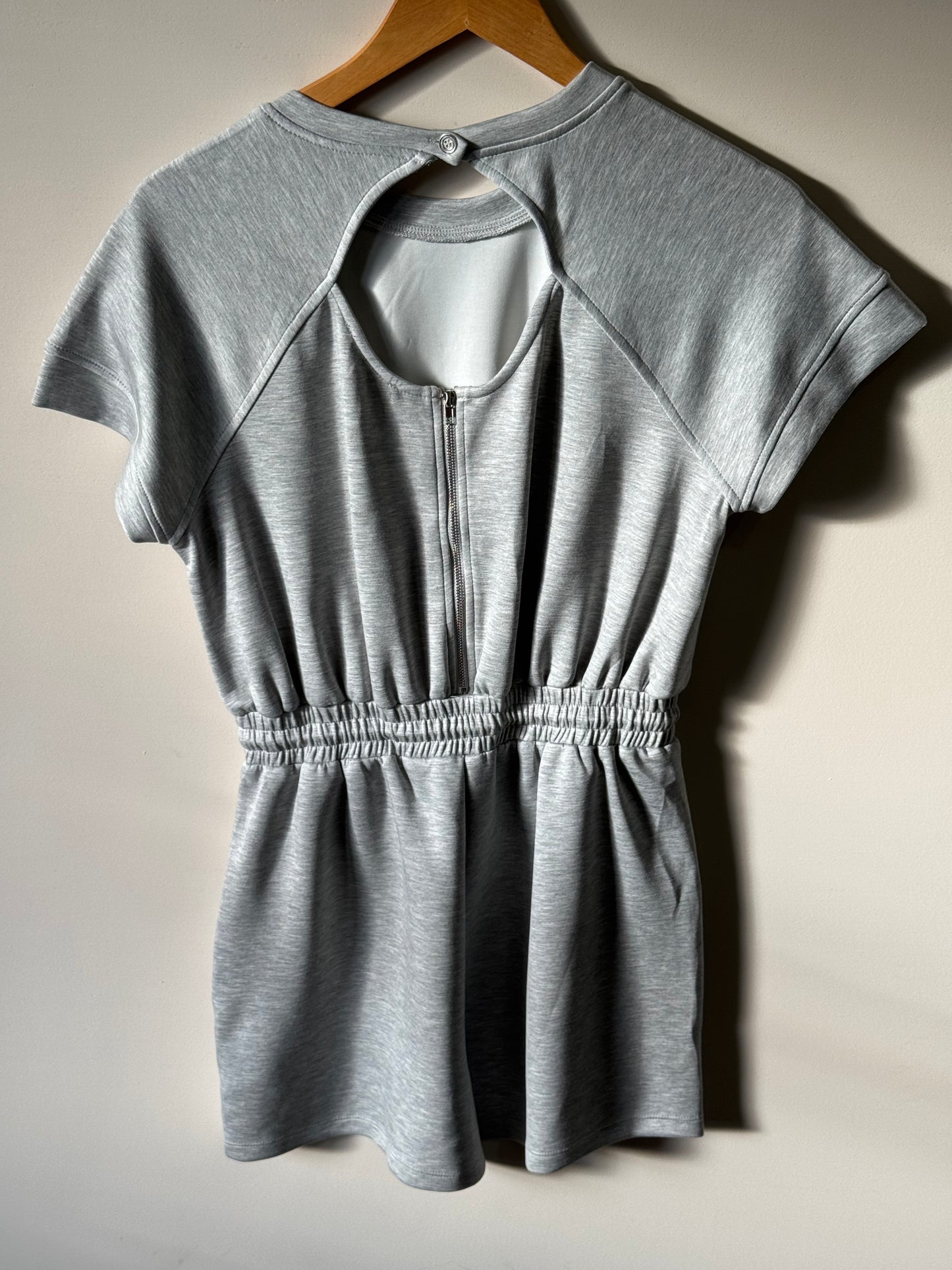 Doe and Rae - Soft Active-wear Back Cut-out Romper