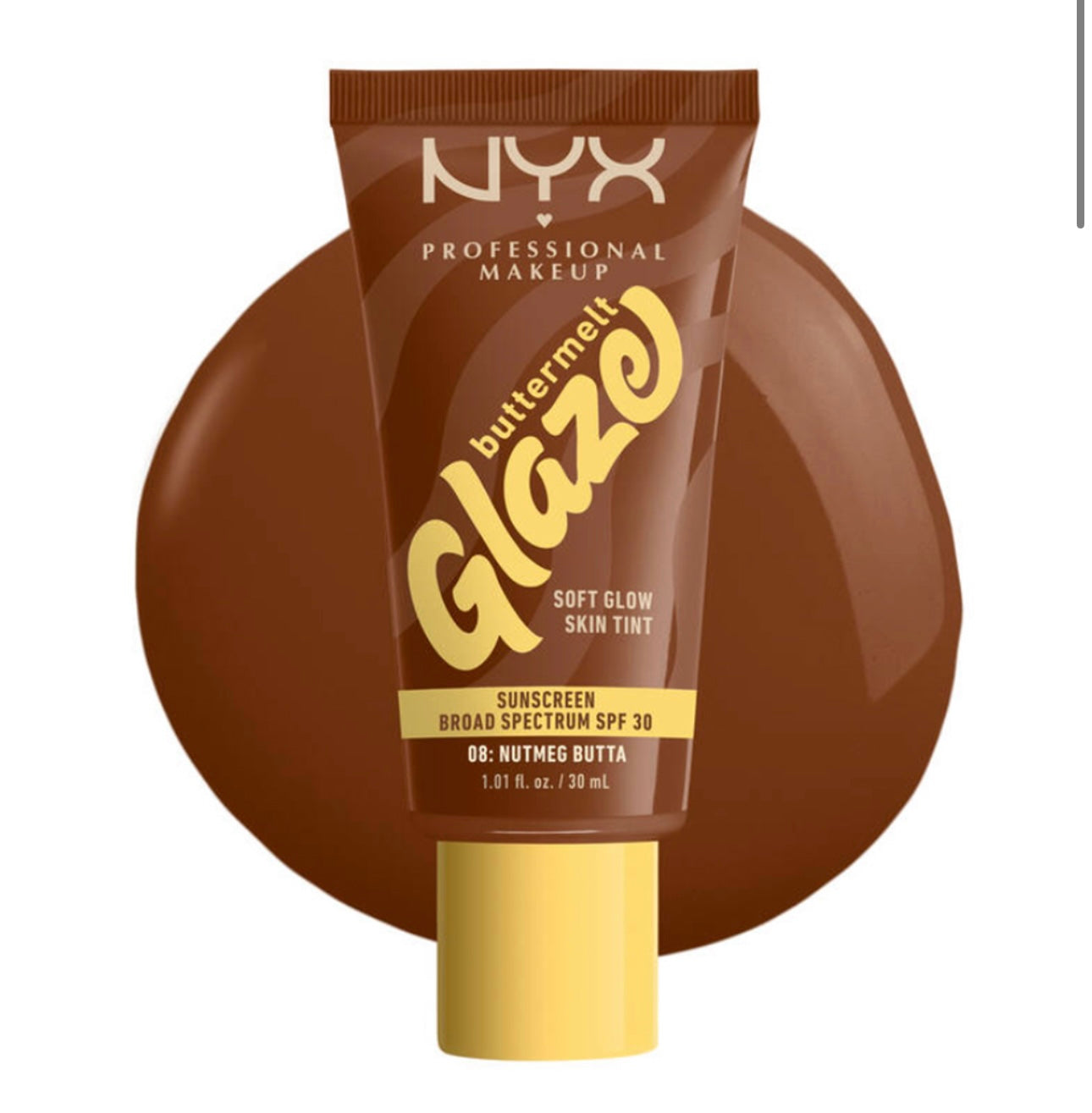 NYX Buttermelt Glaze soft glow skin tint SPF 30
