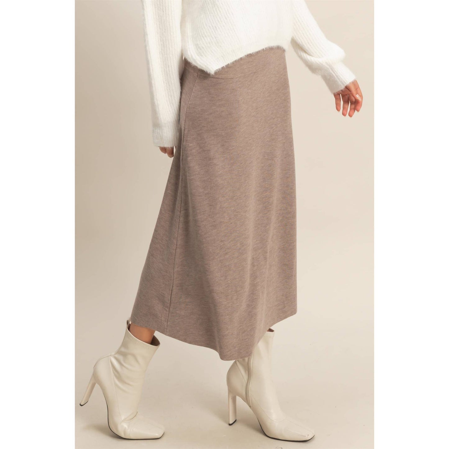 HYFVE - Contemporary Ribbed Knit Skirt