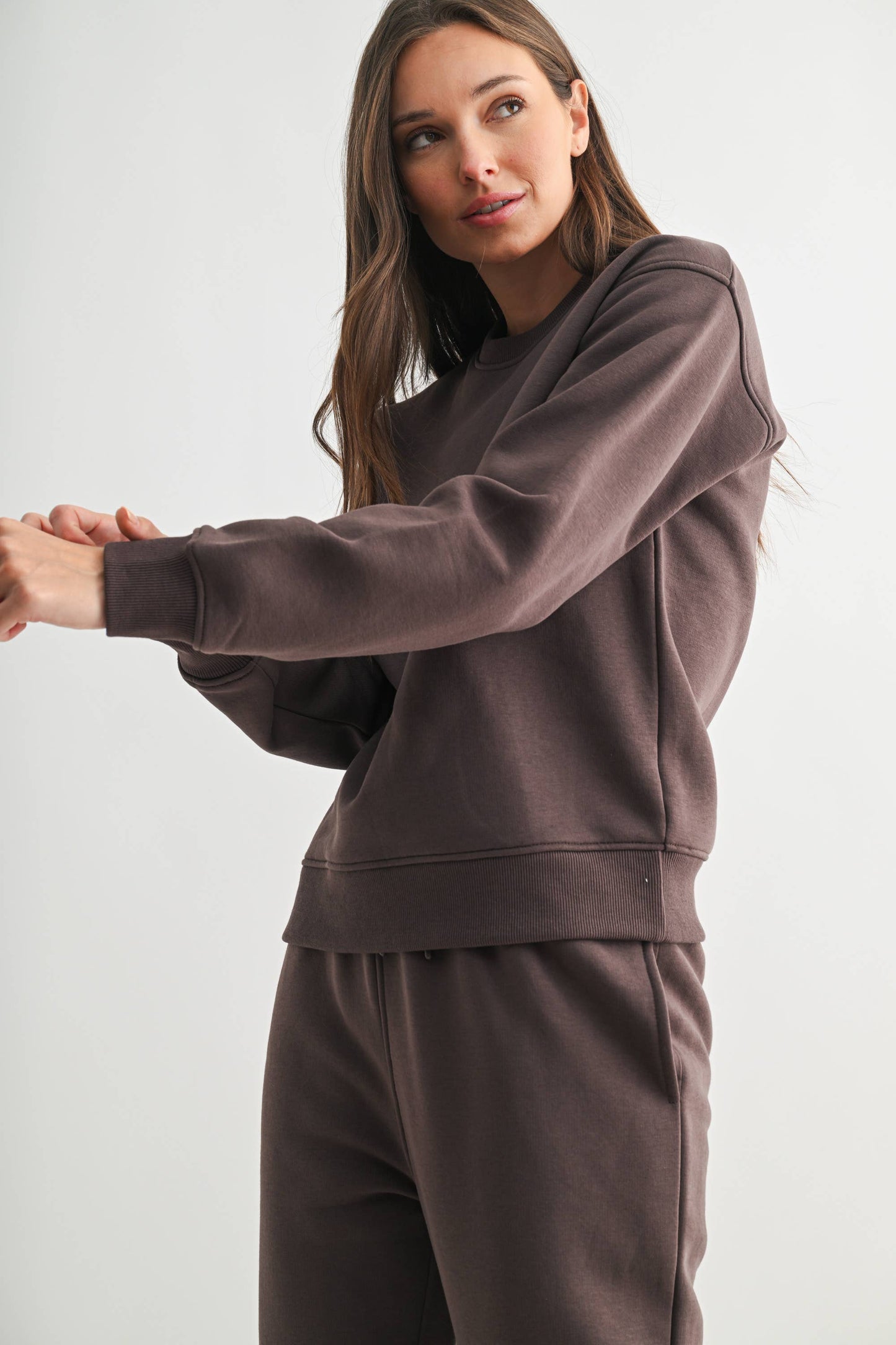 Mono B - Classic Fit Fleece Sweatshirt
