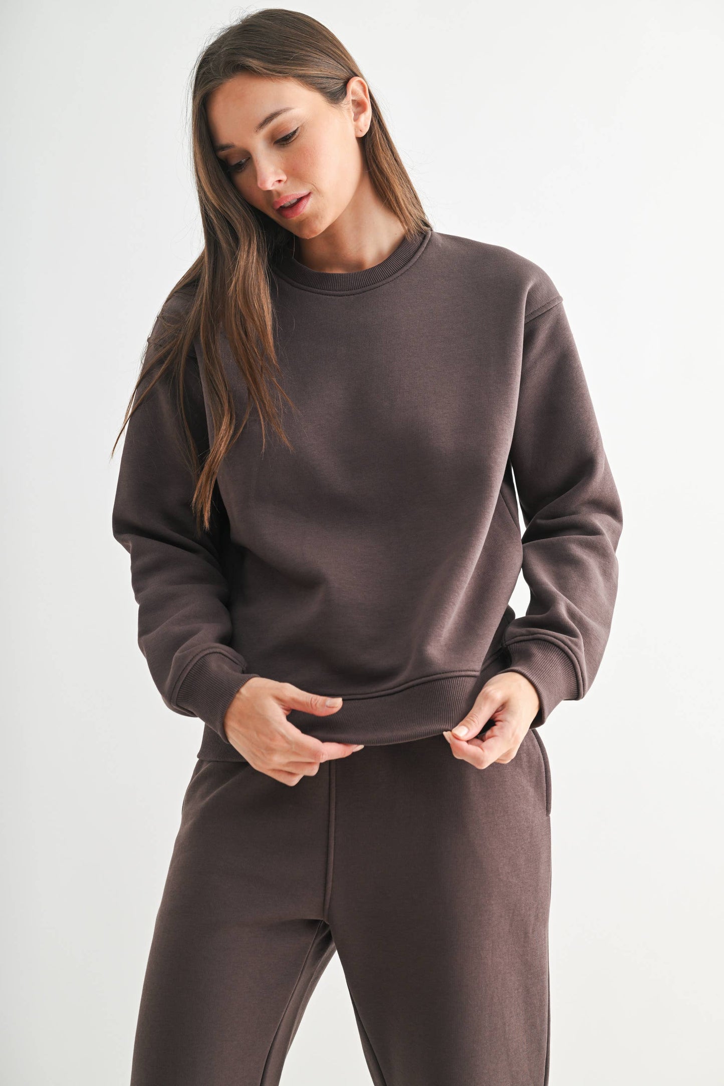 Mono B - Classic Fit Fleece Sweatshirt