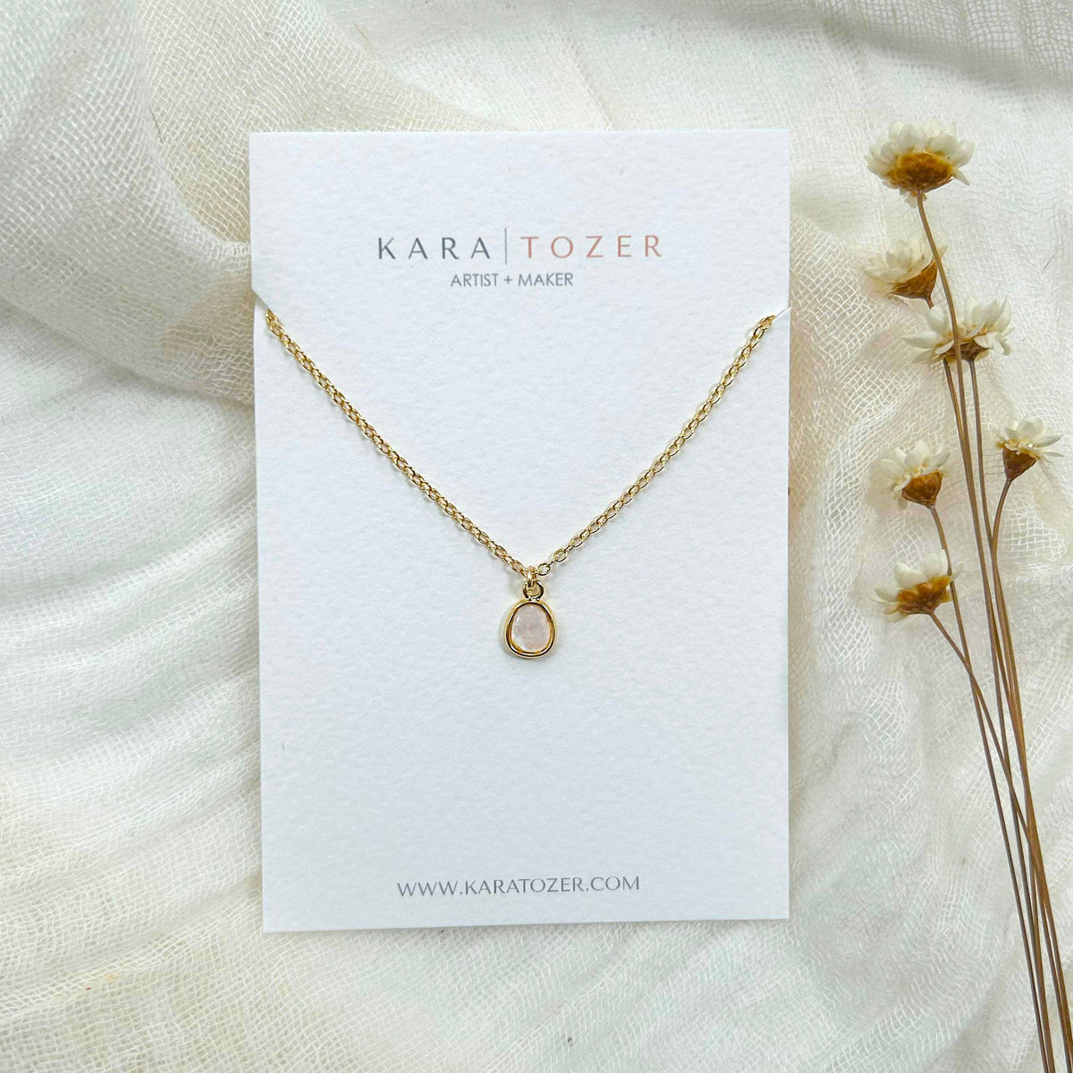 KARA | TOZER - Mini Mother-of-Pearl Necklace