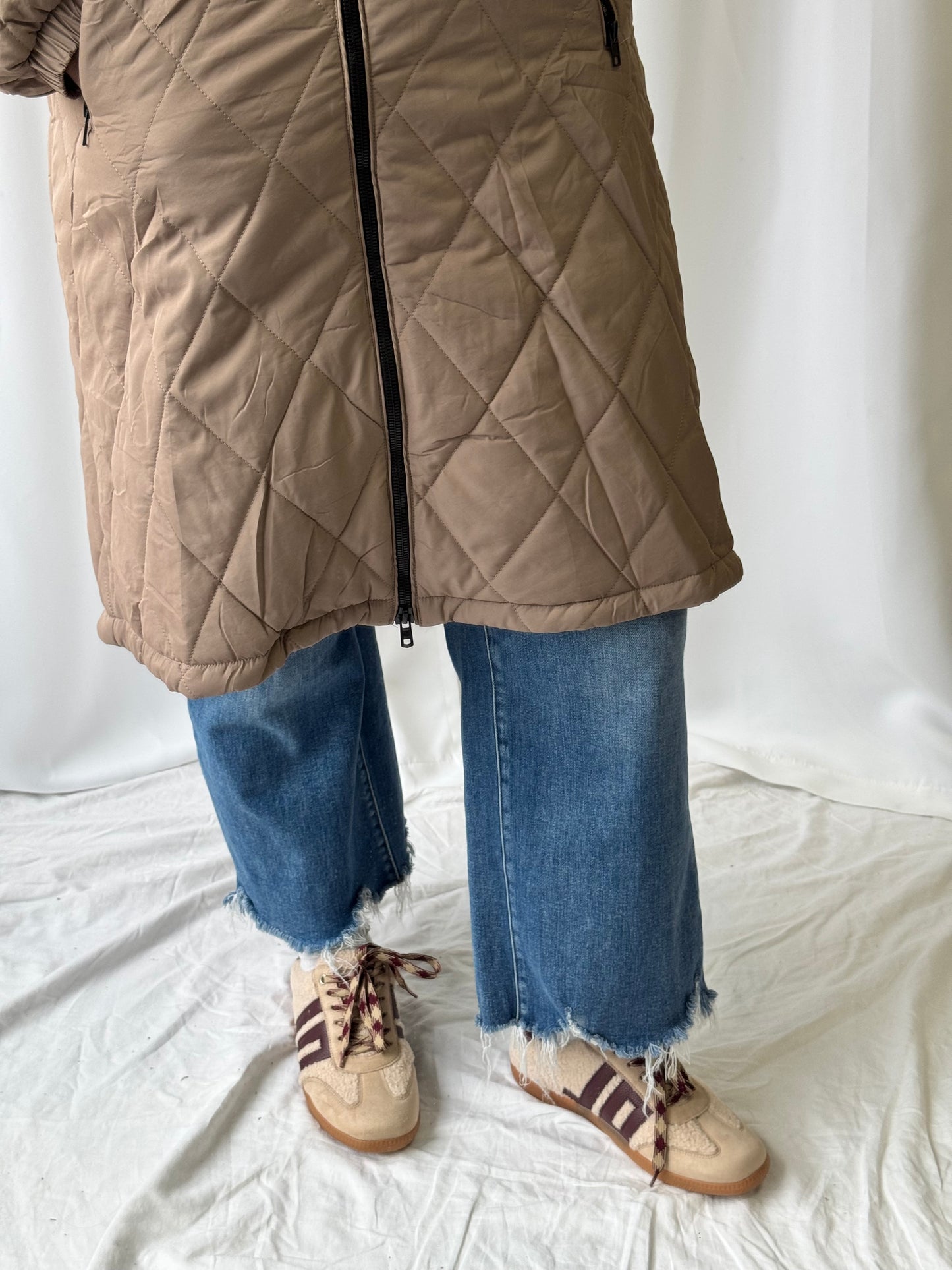 Bluivy - LONGLINE QUILTED PUFFER JACKET