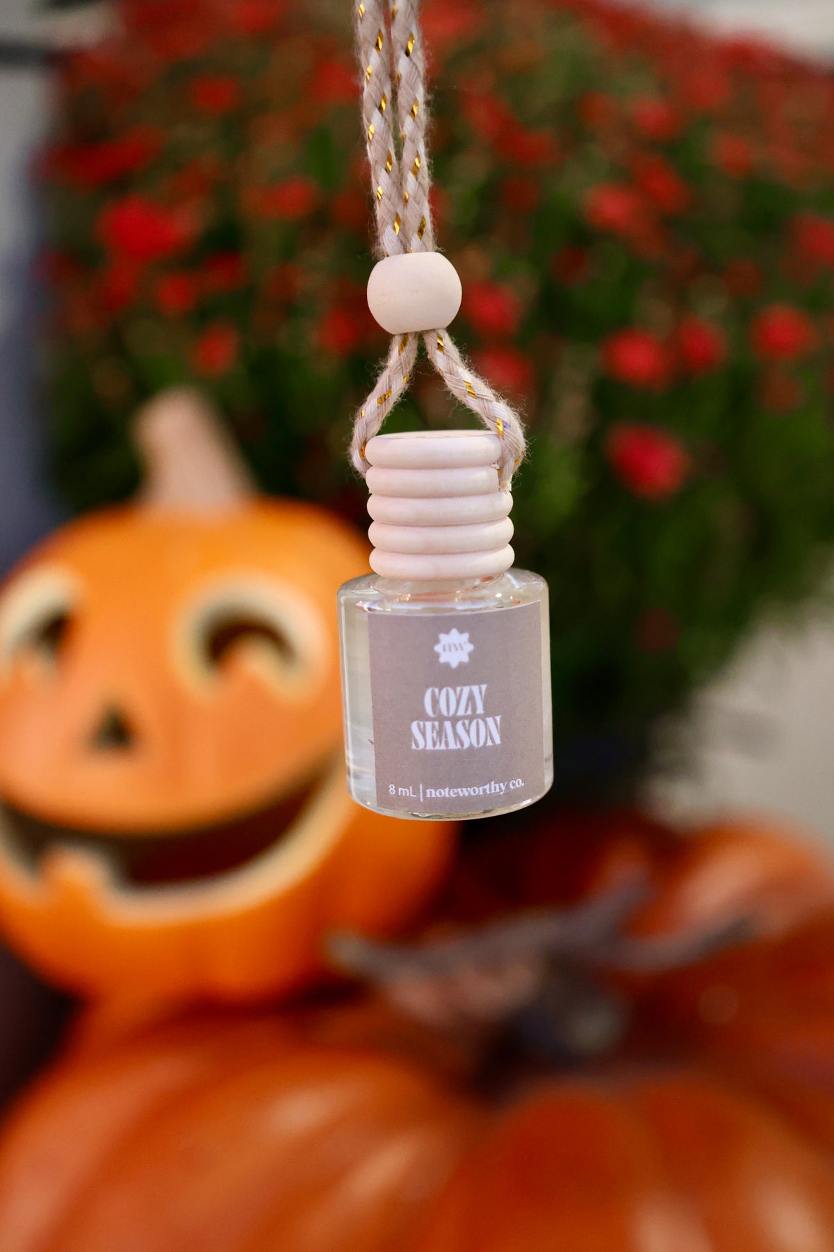Fall Scented Glass Car Diffusers