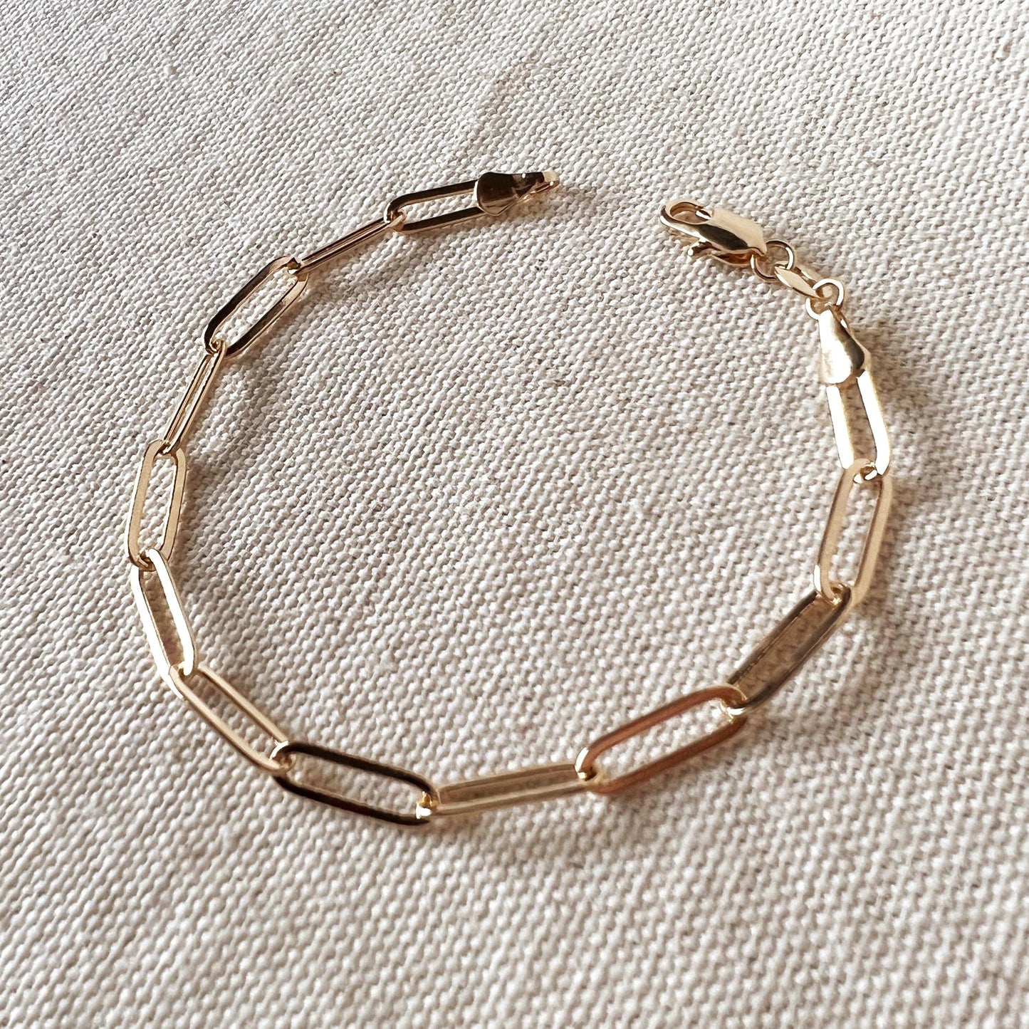 GoldFi - 18k Gold Filled Classic Paperclip Bracelet