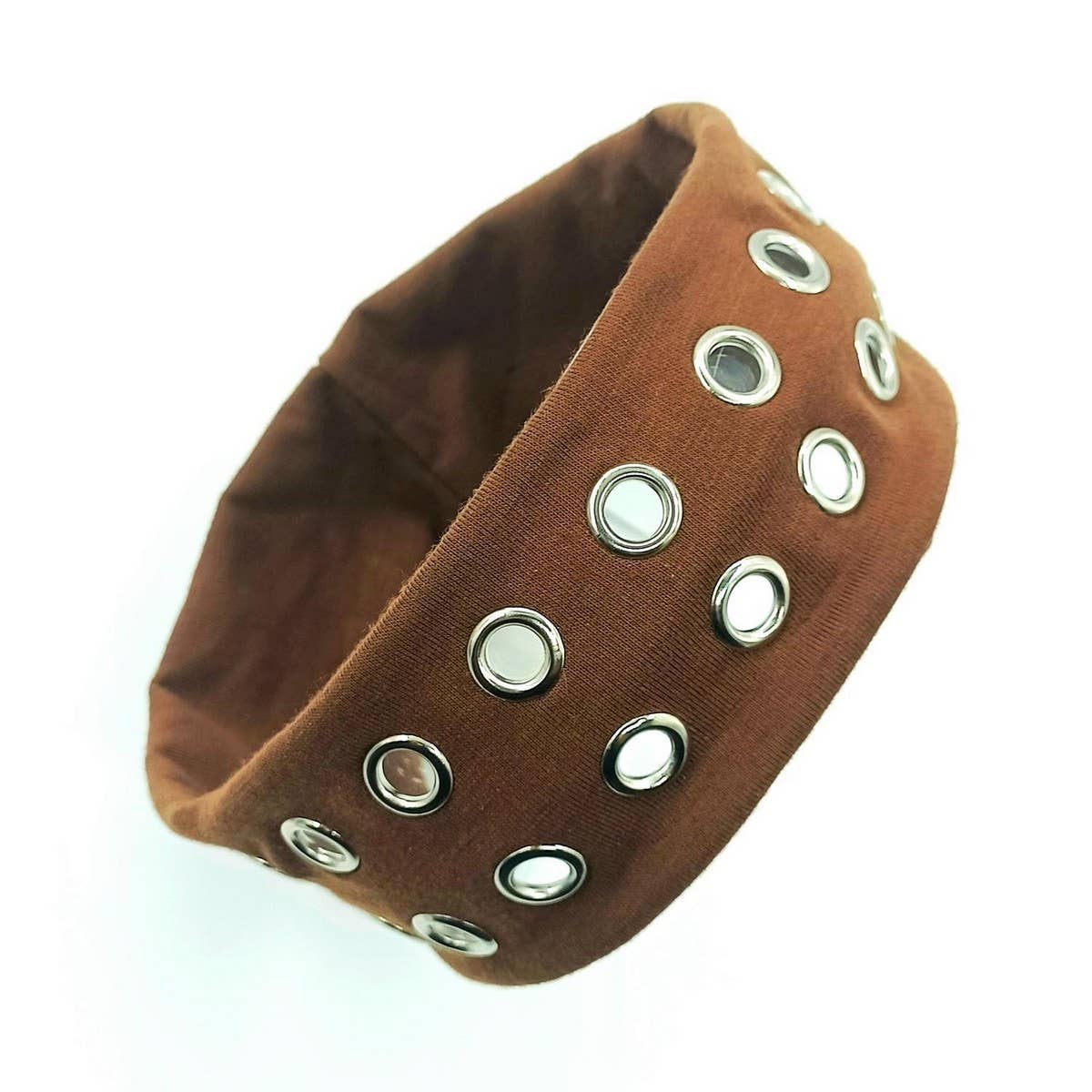 ACCITY - Elastic Headband w/ Metal Eyelet Detail