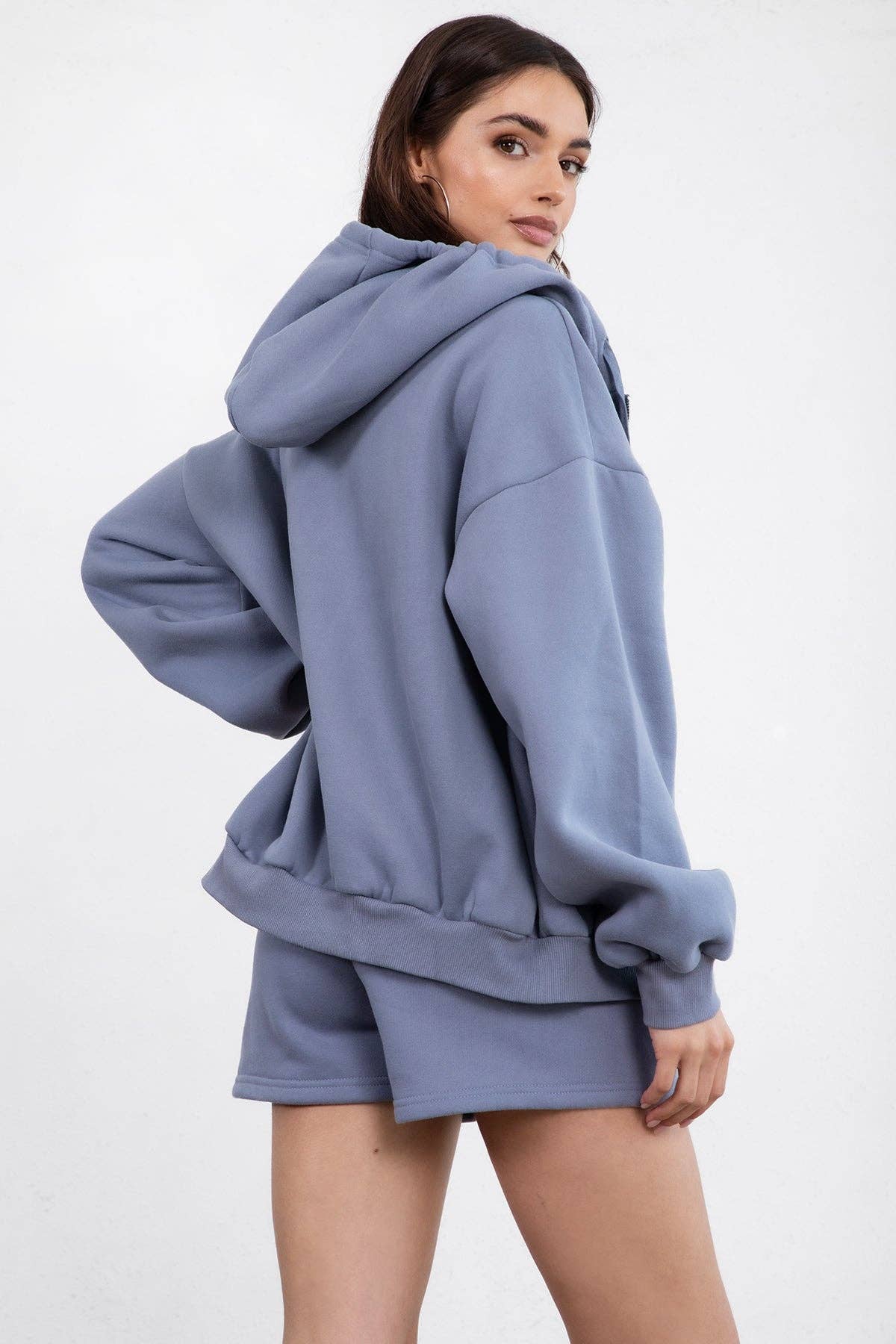 TICTOC - MOMO Casual High Waist Fleece Shorts
