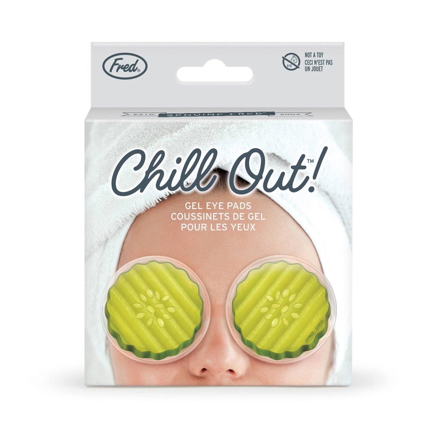 Fred & Friends - Pickle Chip Chill Out Cooling Eye Patches