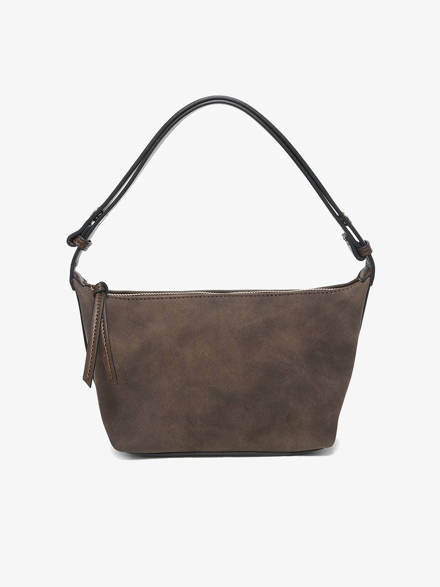 Jen & Co. - Vittoria Convertible Suede Shoulder Bag