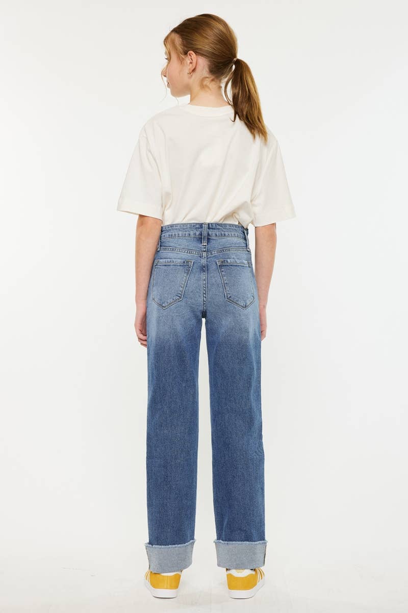 Kan Can USA - High Rise Straight Jeans