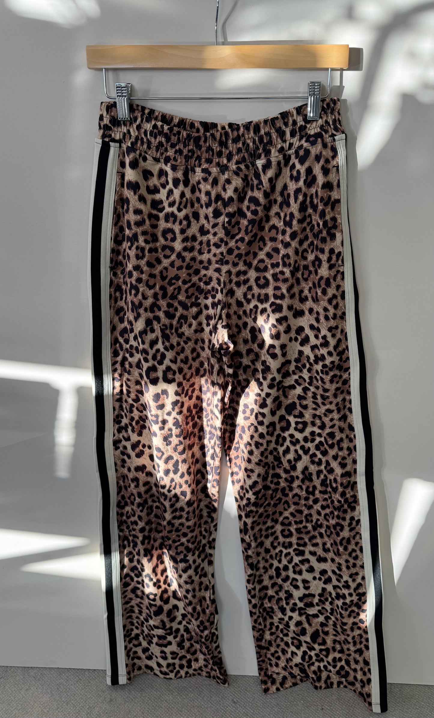 Rae Mode - Cheetah Print Lounge Pants w/ Pinstriping