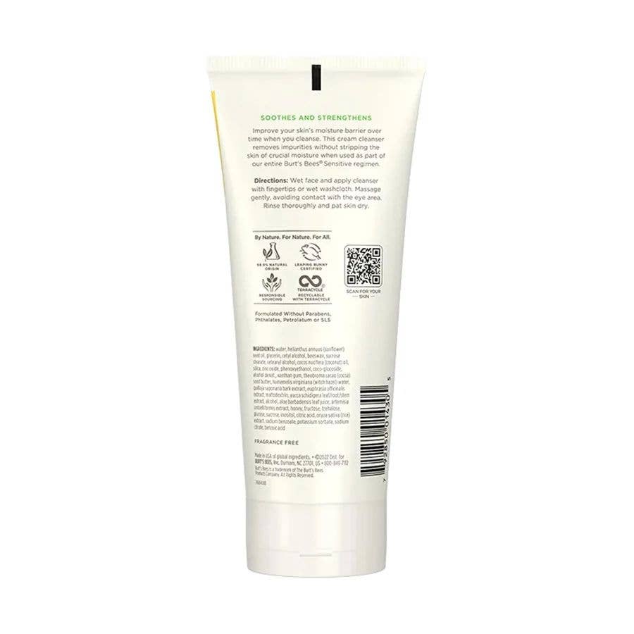 Burt's Bees - Gentle Cream Cleanser Sensitive Solutions With Aloe
