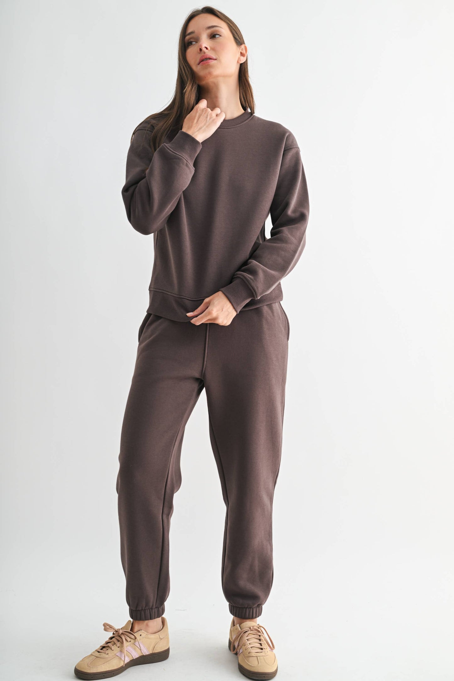 Mono B - Classic Fit Fleece Sweatshirt