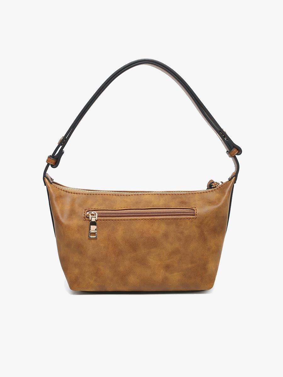 Jen & Co. - Vittoria Convertible Suede Shoulder Bag