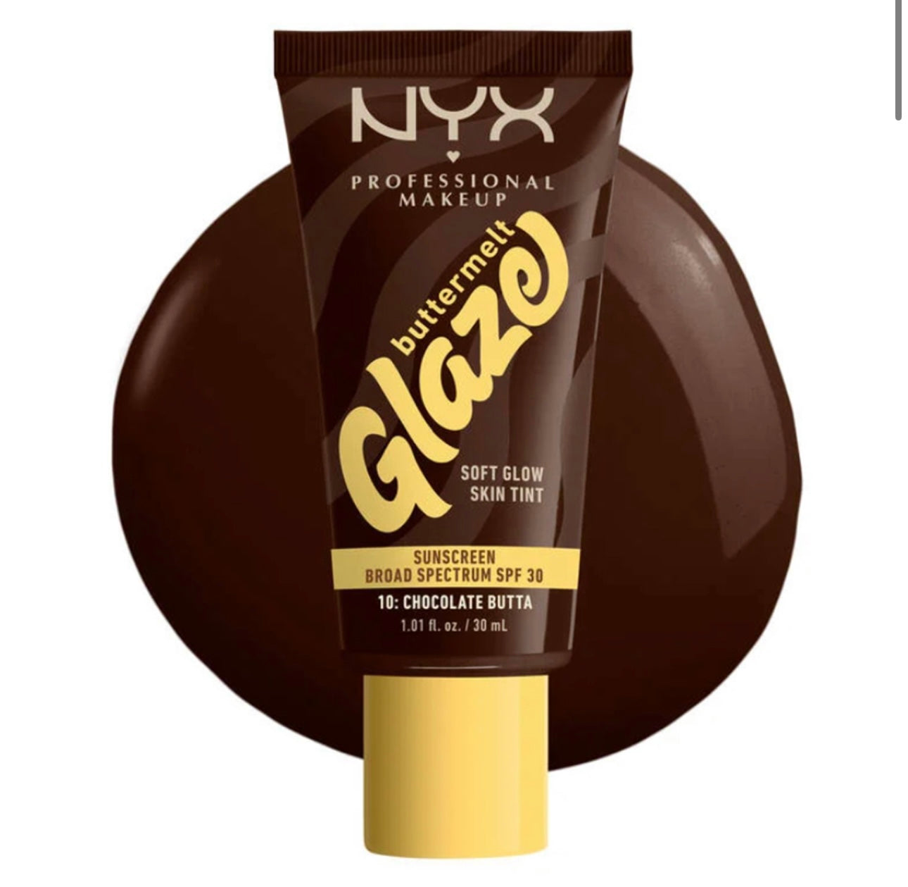 NYX Buttermelt Glaze soft glow skin tint SPF 30