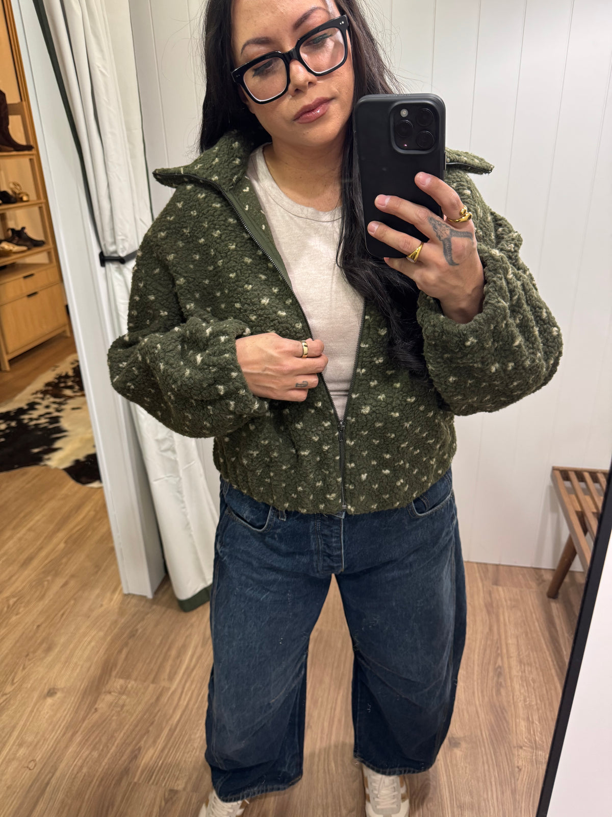 Where I’ll Be cozy zip down jacket