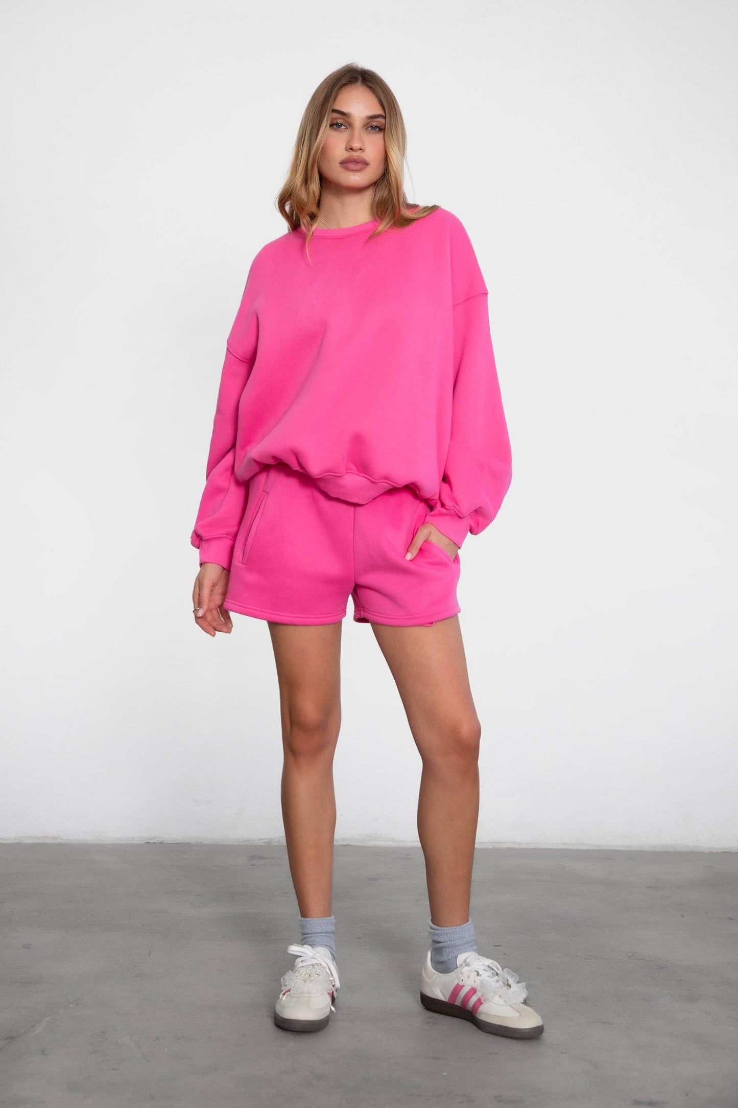 TICTOC - MOMO Casual High Waist Fleece Shorts