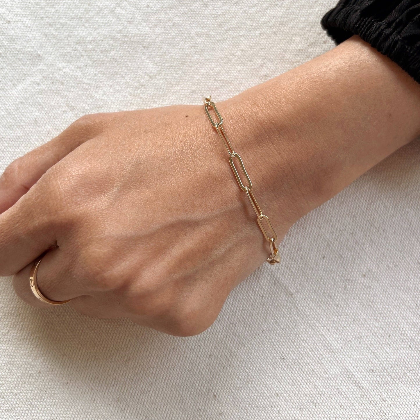 GoldFi - 18k Gold Filled Classic Paperclip Bracelet