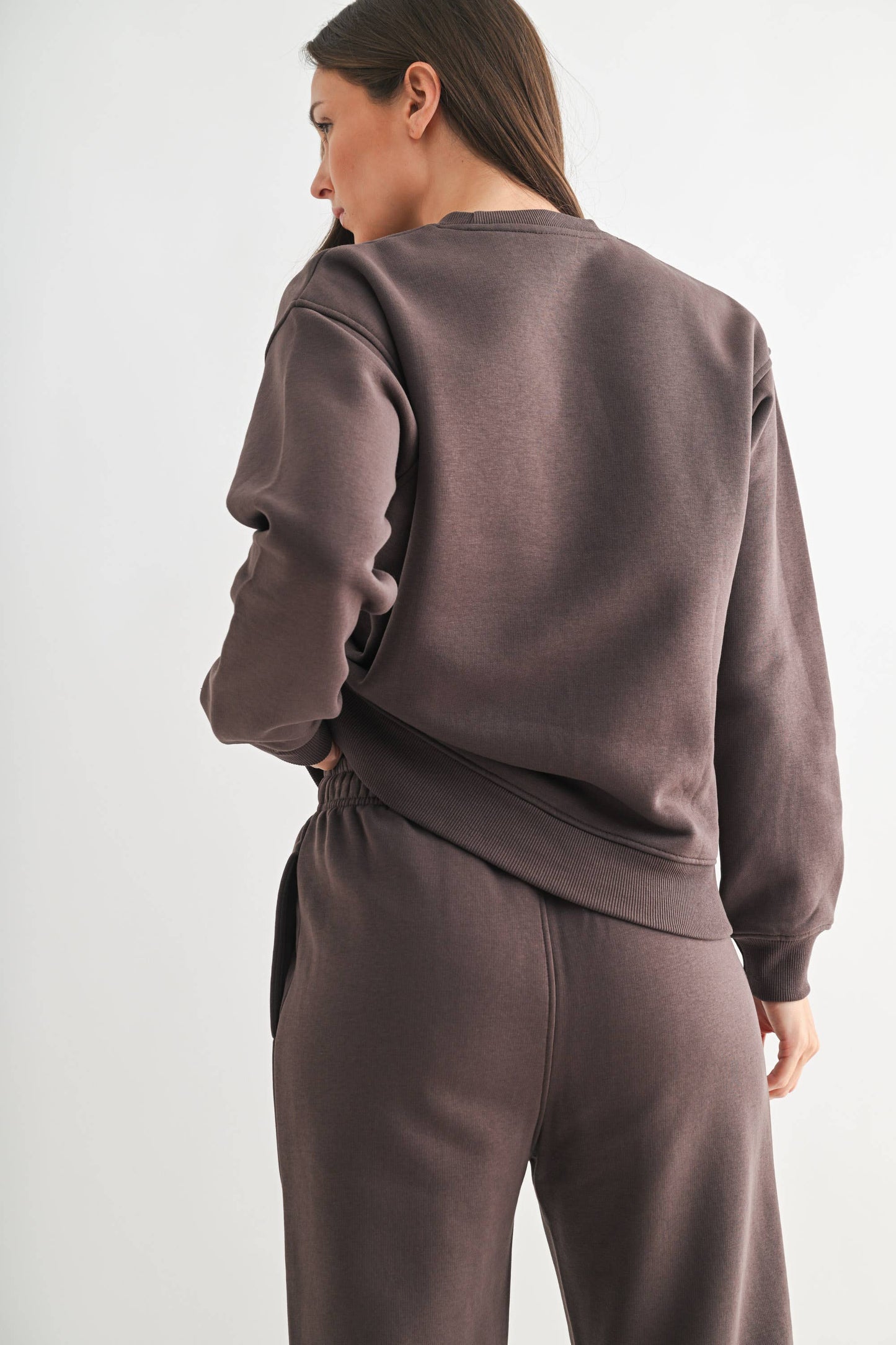 Mono B - Classic Fit Fleece Sweatshirt
