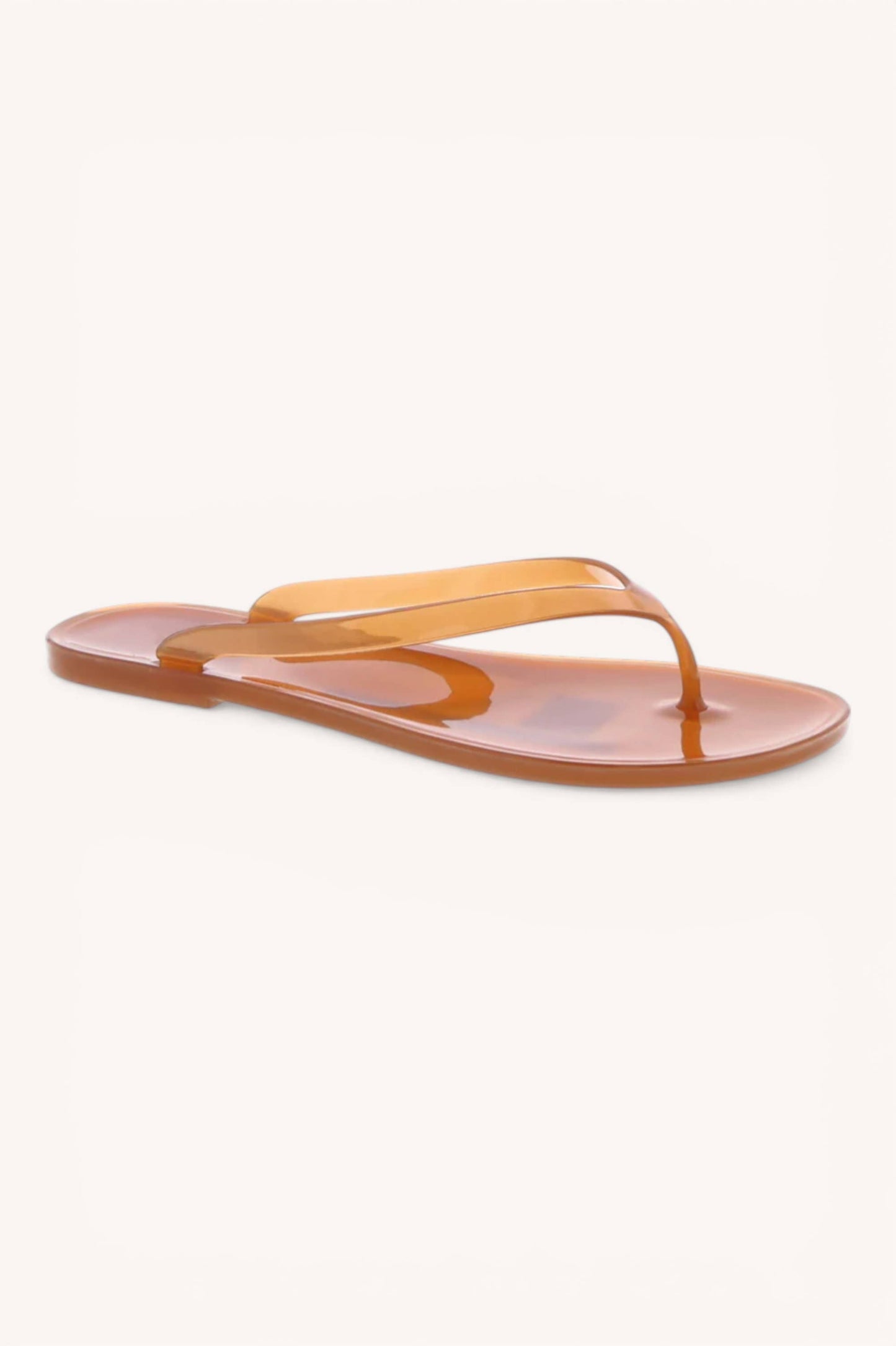 CCOCCI - Kate Jelly Flip Flops / Tan