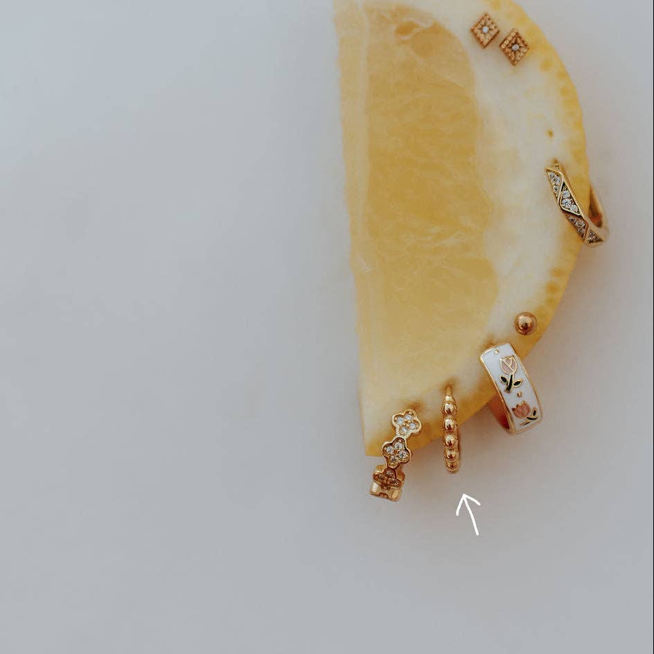 Mauve Jewelry Co. - Goldie Dot Hoops