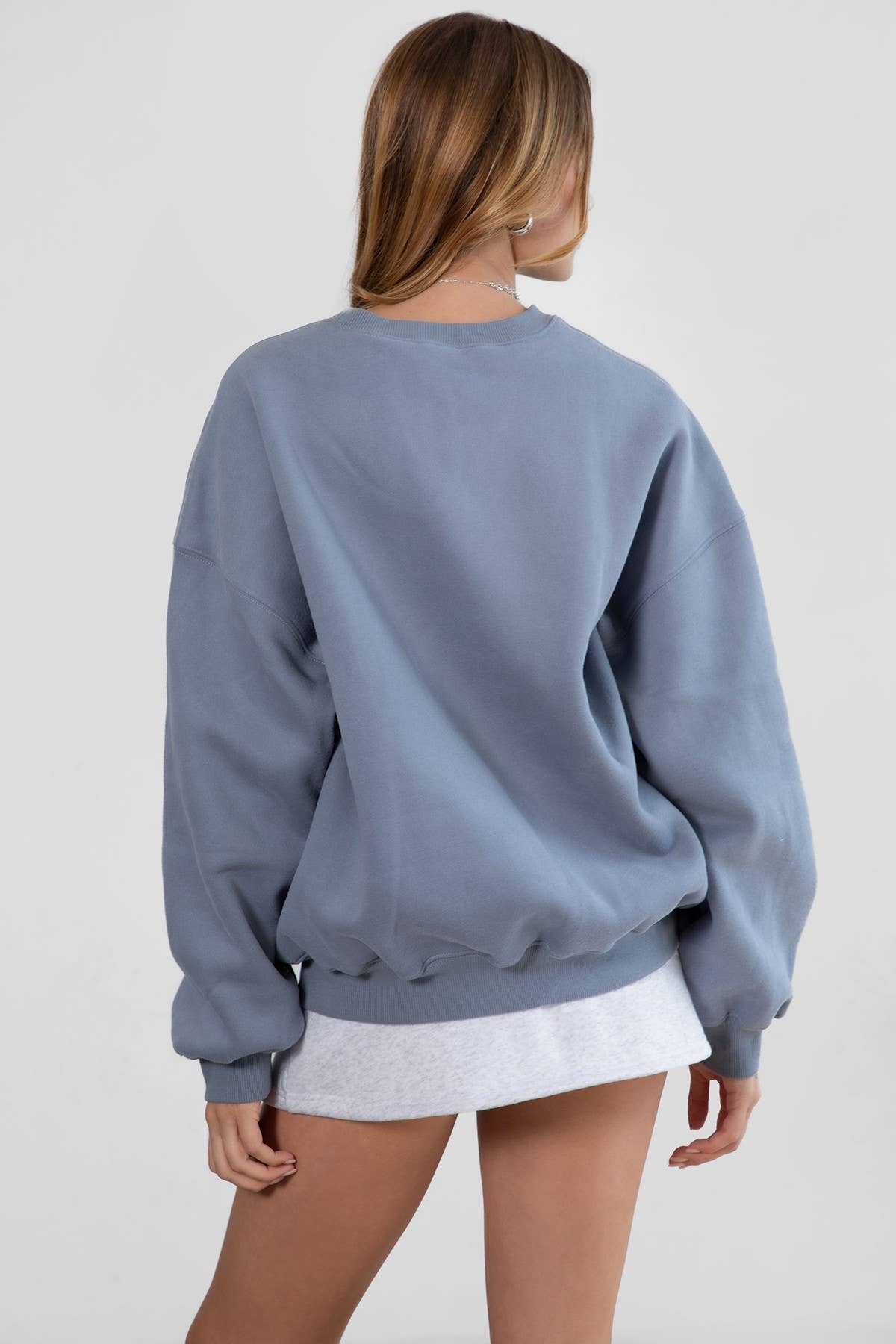 TICTOC - VARSITY Fleece Crew Neck Pullover Sweatshirt
