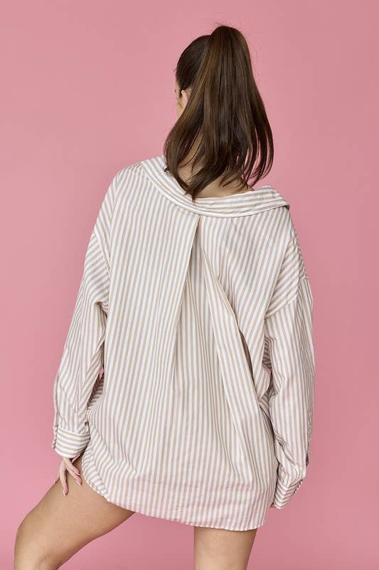 Papermoon - Luna Oversized Stripe Shirt