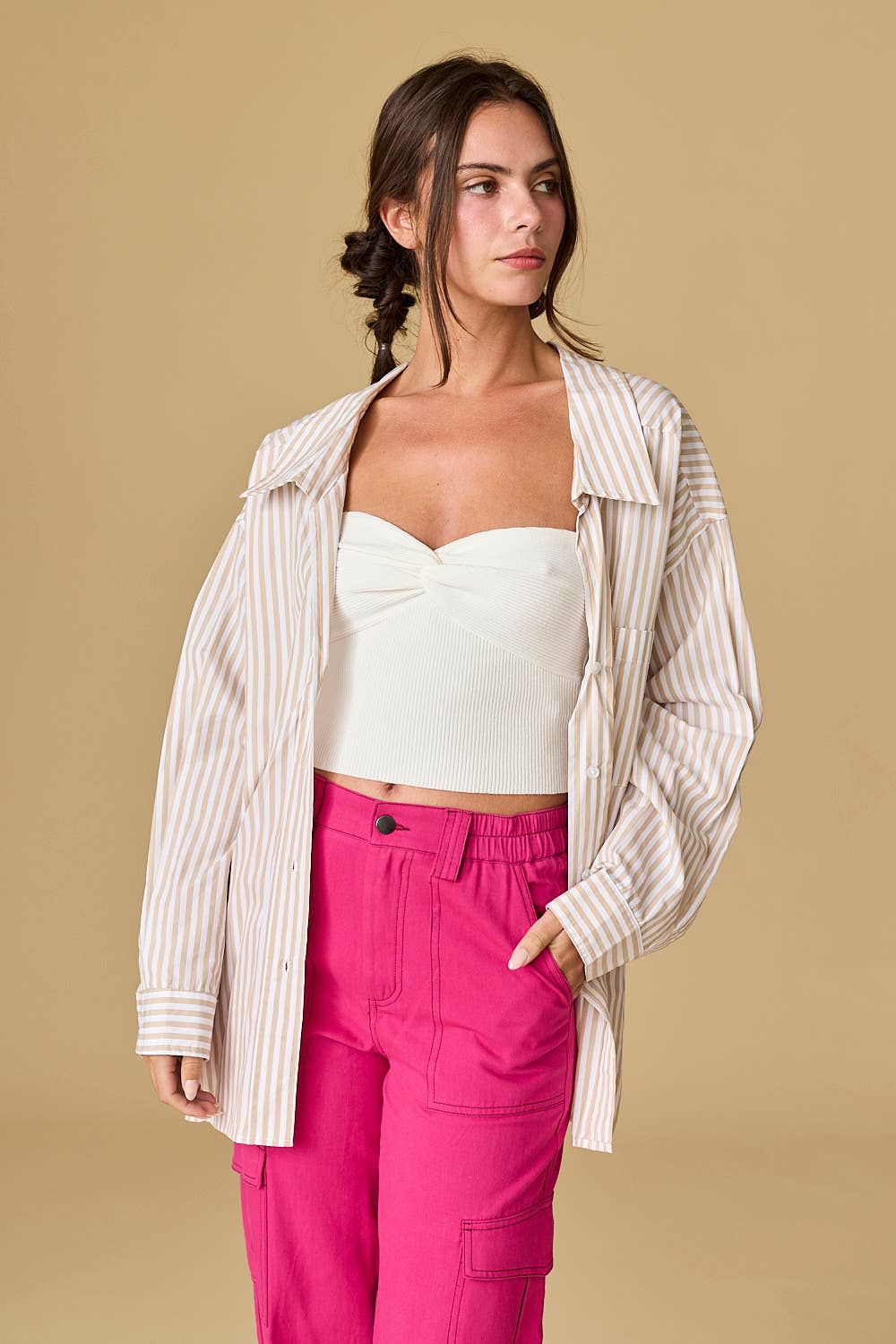 Papermoon - Luna Oversized Stripe Shirt