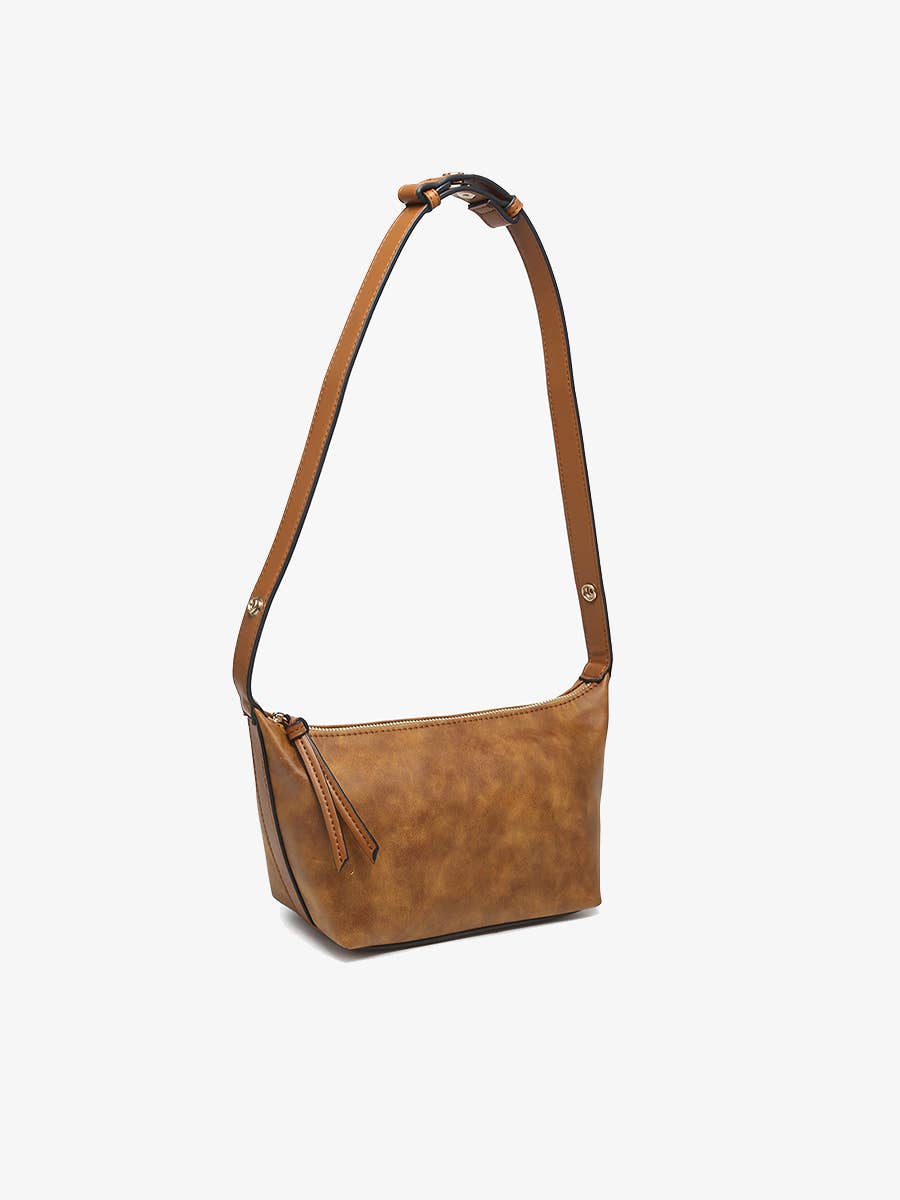 Jen & Co. - Vittoria Convertible Suede Shoulder Bag