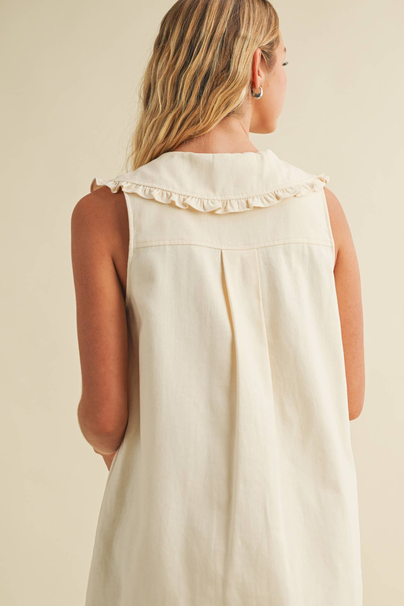 Mustard Seed - FRILL COLLAR MINI DRESS