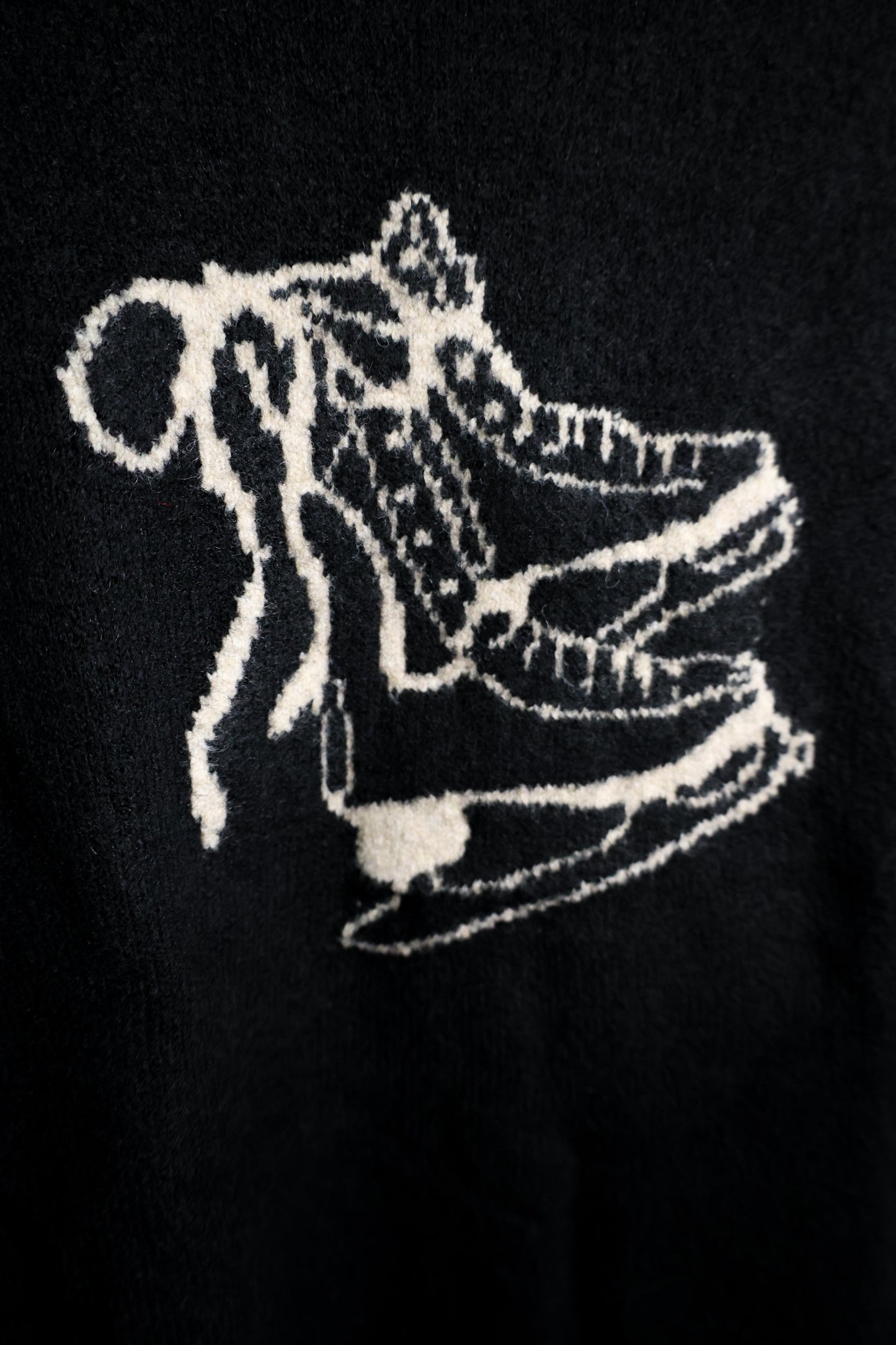 The Workshop Studio - ICE SKATE JACQUARD KNIT PULLOVER SWEATER