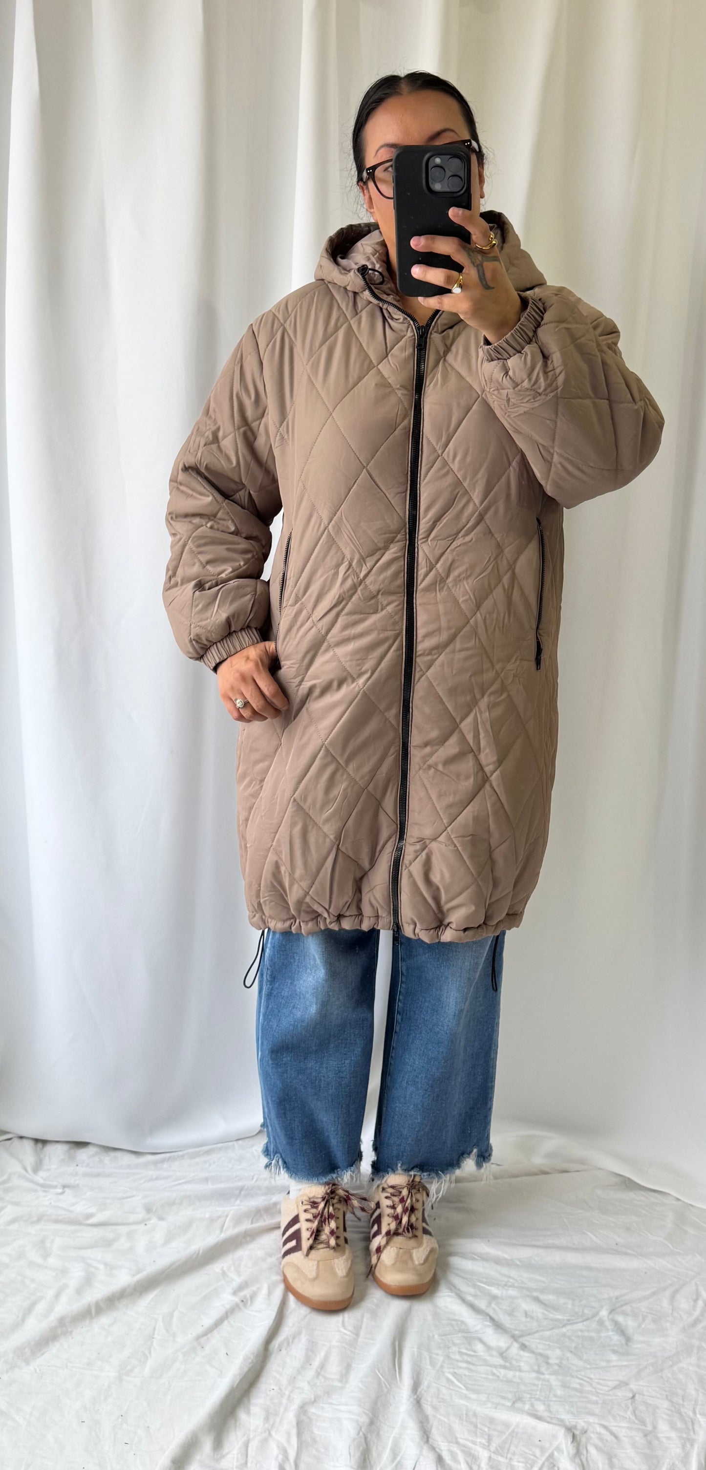 Bluivy - LONGLINE QUILTED PUFFER JACKET