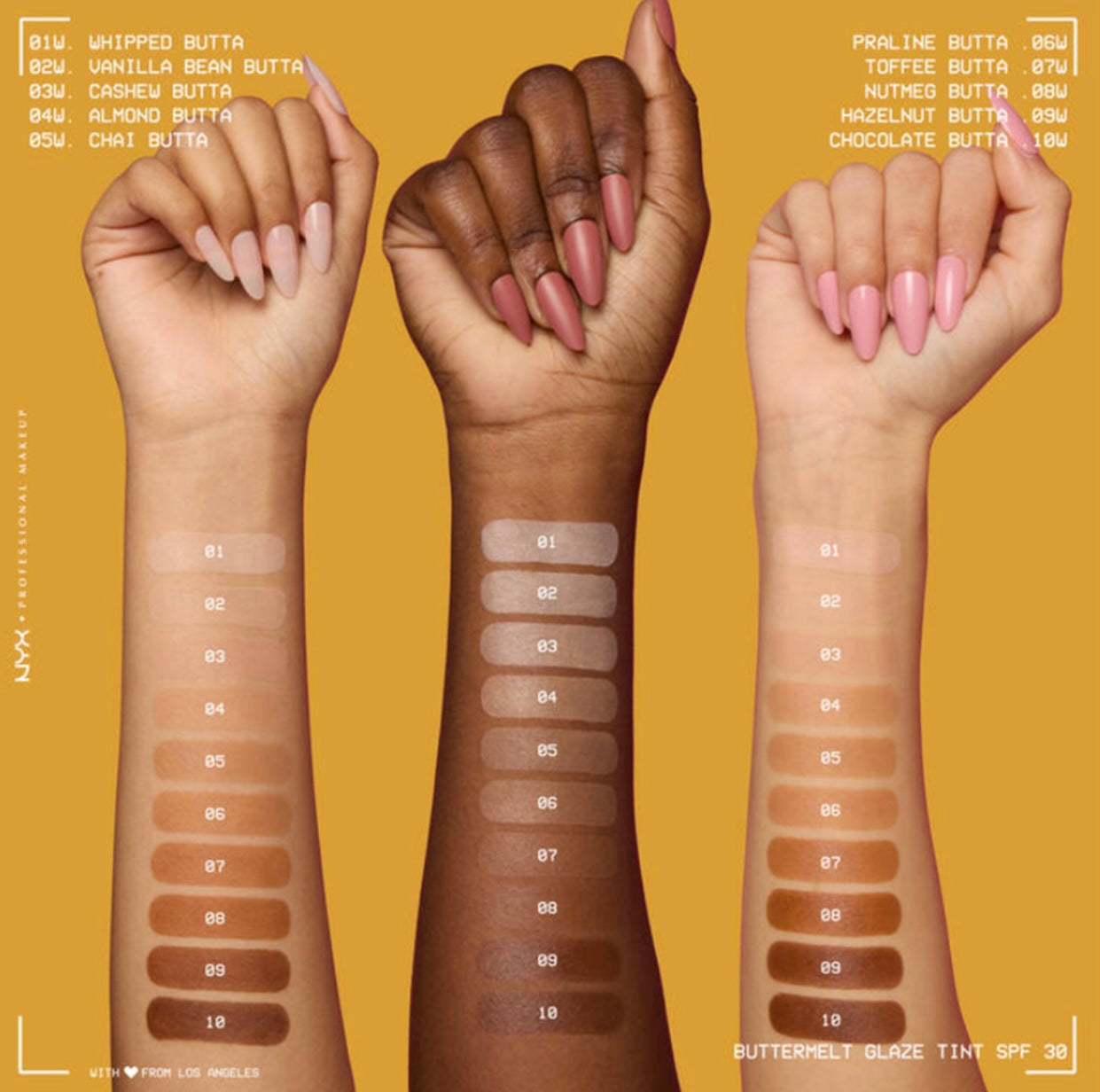 NYX Buttermelt Glaze soft glow skin tint SPF 30