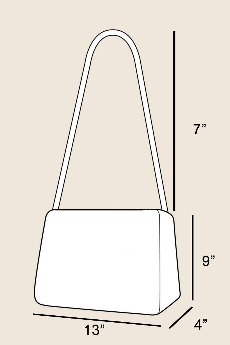 Classic Faux Suede Hand Bag
